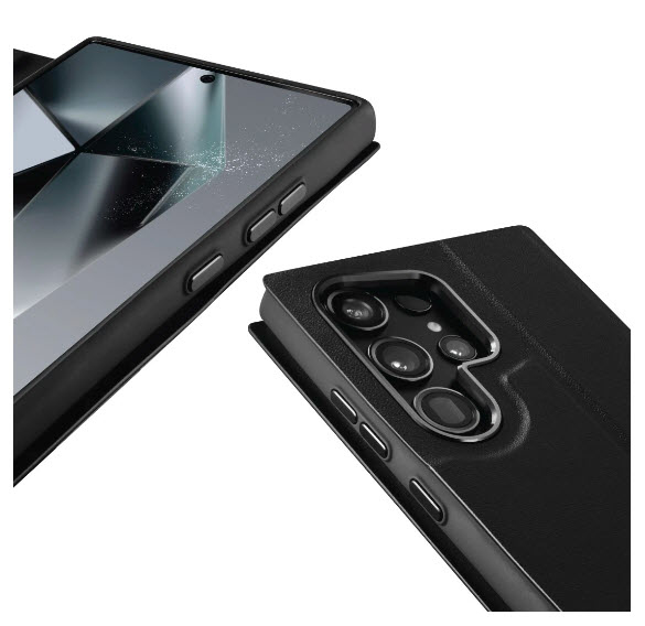 Hama Eco Premium, Folio, Samsung, Galaxy S24 Ultra, 17,3 cm (6.8"), Schwarz