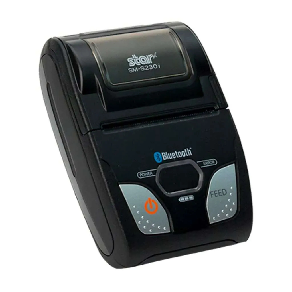 Star Micronics SM-S230i, Thermodirekt, Mobiler Drucker, 203 x 203 DPI, 80 mm/sek, 3,9 cm, 5,8 cm