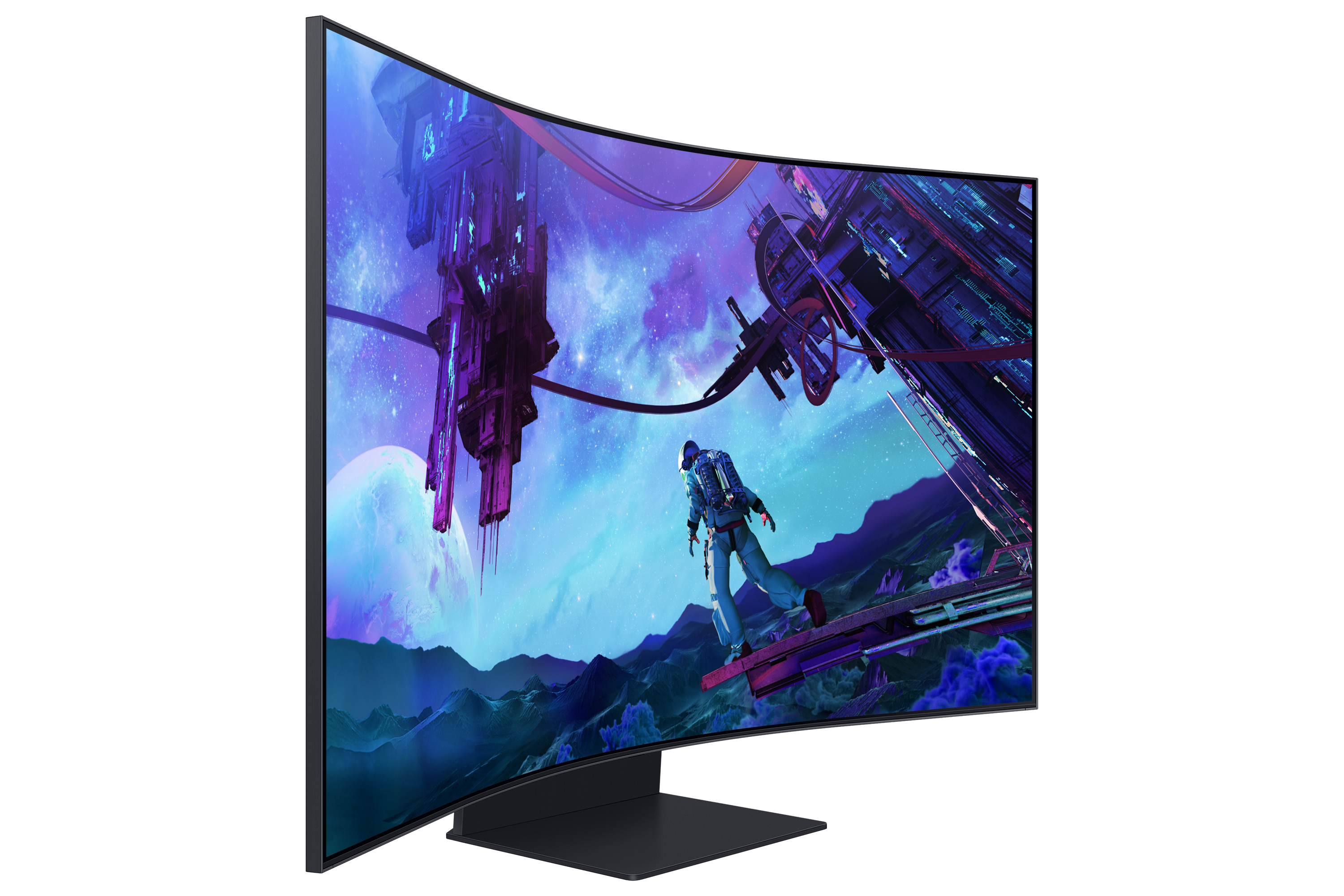 Samsung Odyssey Ark S55CG970NU - G97NC Series - QLED-Monitor - Smart - Gaming - gebogen - 138 cm (55