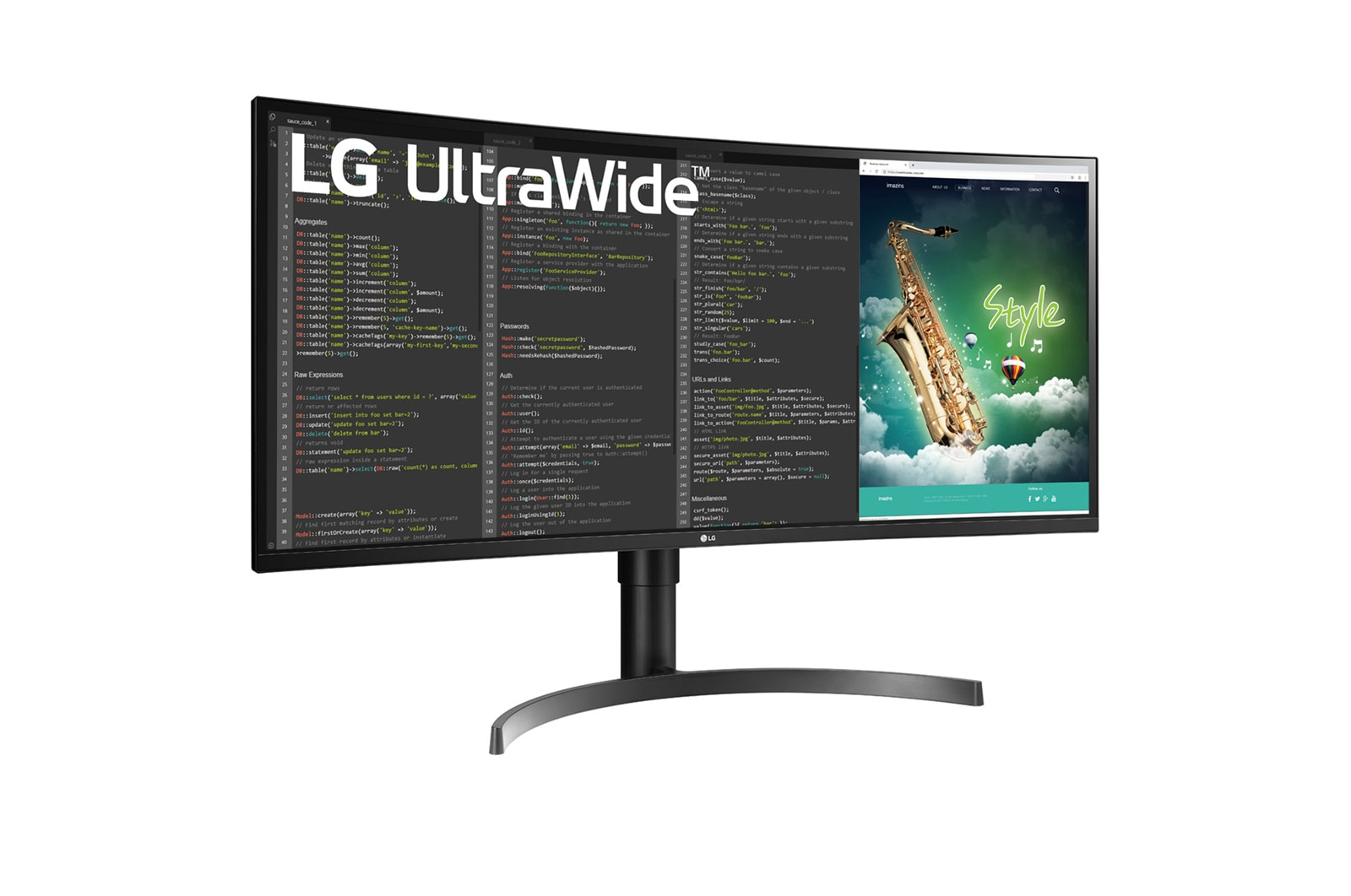 LG UltraWide 35WN75CP-B, 35", 3440x1440, 21:9, EEK: G