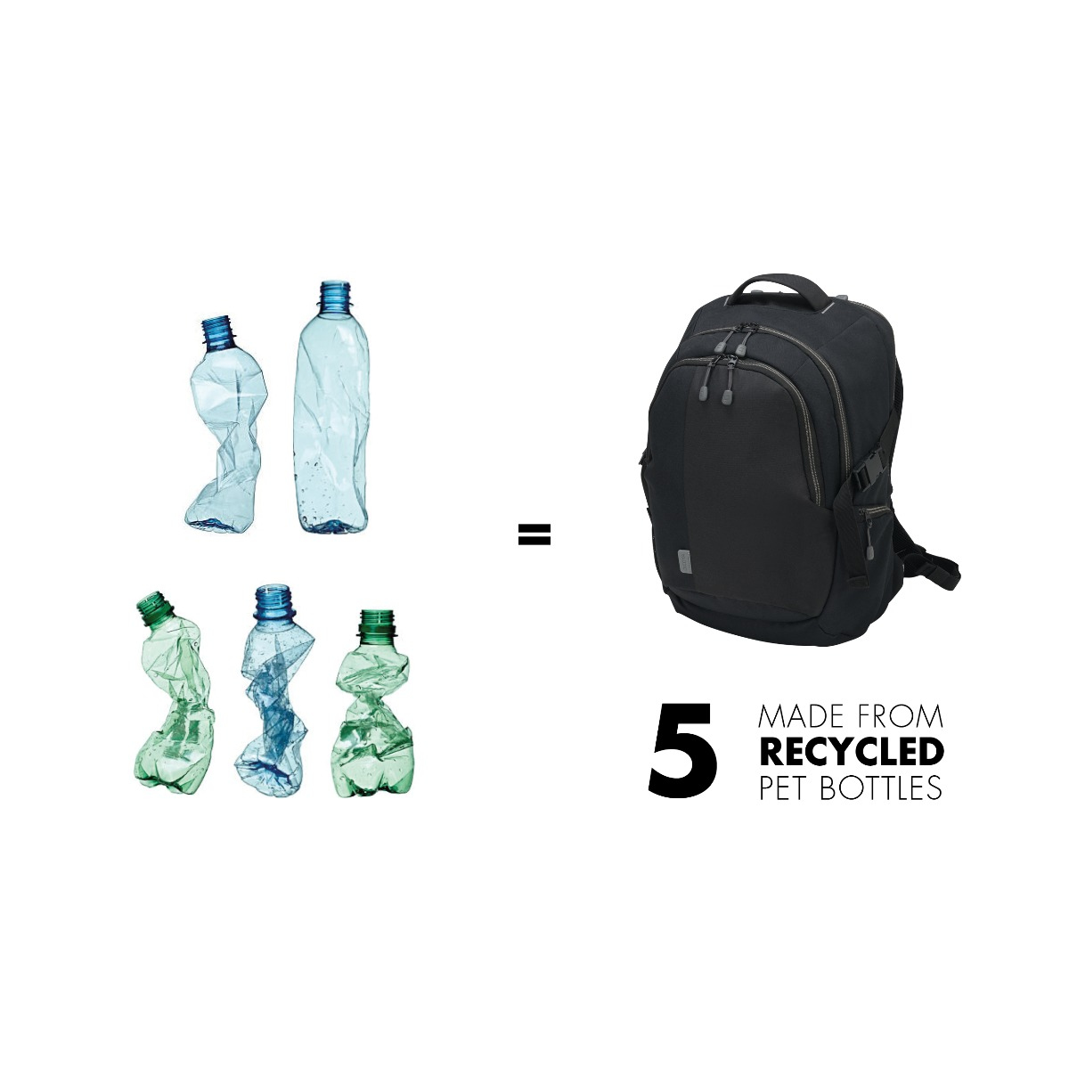 Dicota Backpack Eco Laptop Bag 15.6" - Notebook-Rucksack - 39.6 cm (15.6")