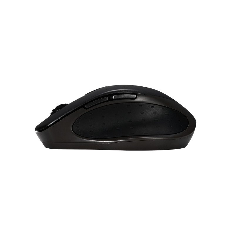 ASUS MW203 - Maus - ergonomisch - optisch - 5 Tasten - kabellos - 2.4 GHz, Bluetooth - kabelloser Em