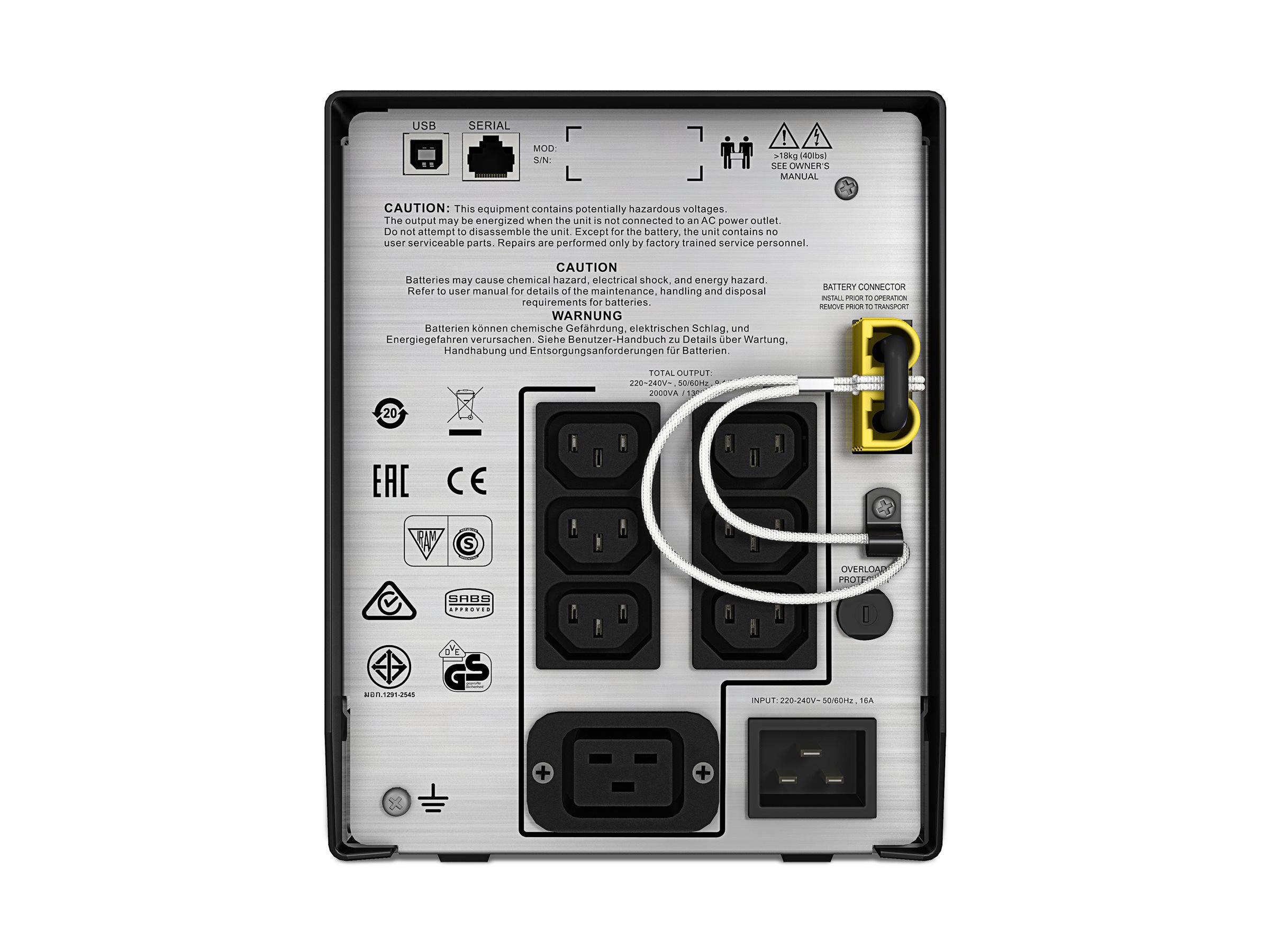 APC Smart-UPS C 2000VA LCD - USV - Wechselstrom