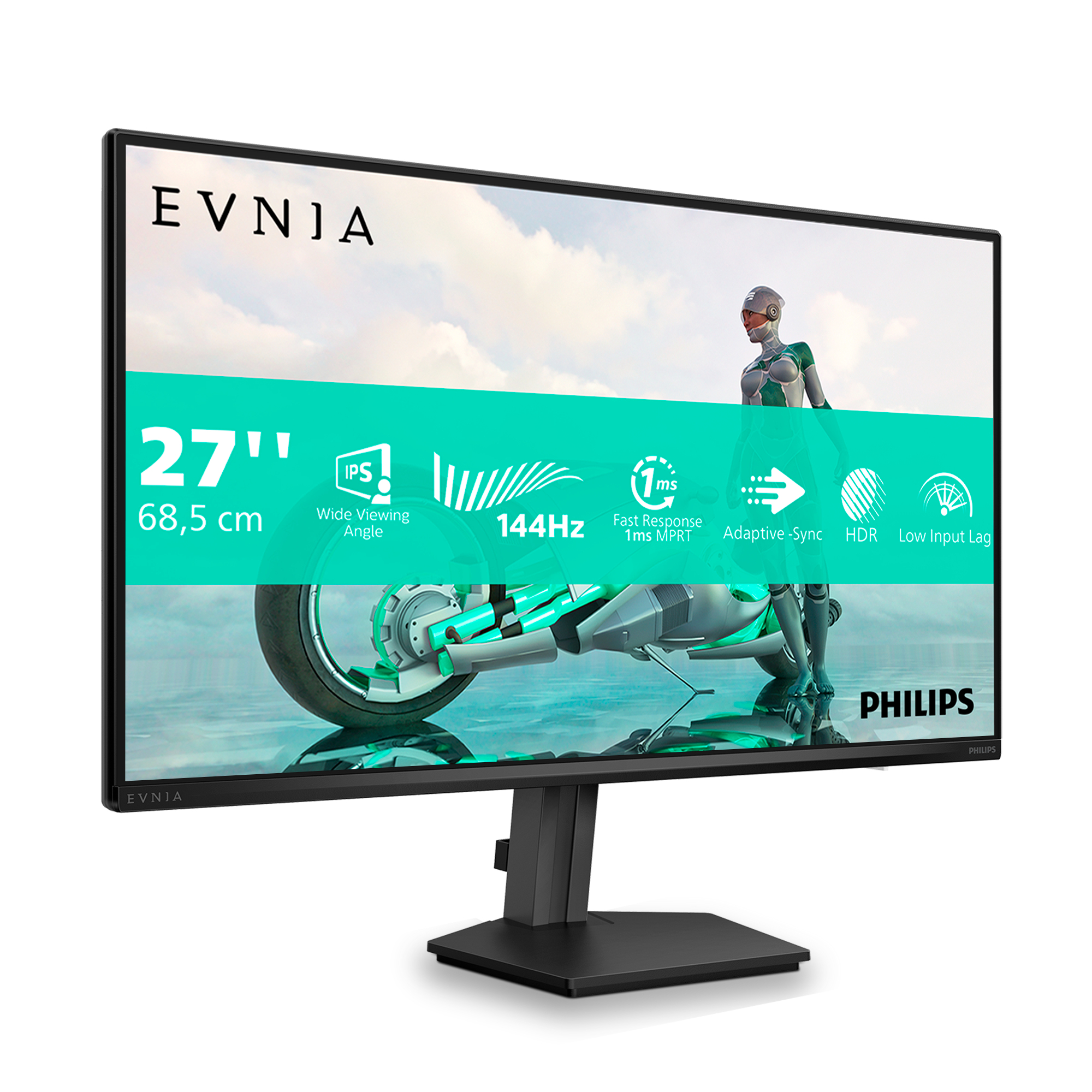 Philips Evnia 3000 Series 27M2N3200NF Monitor 68.6cm (27") Full HD, IPS, 4ms, HDMI, Displayport