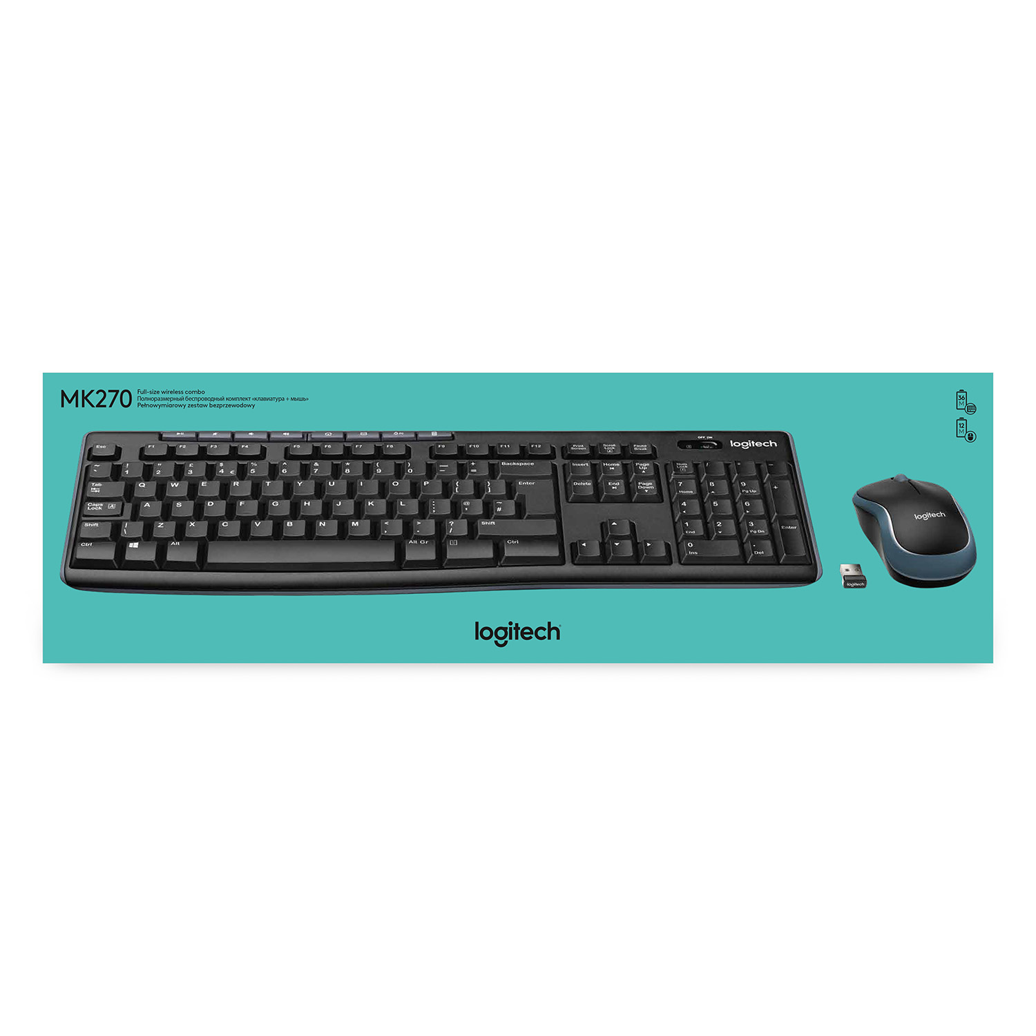Logitech MK270 Wireless Combo - Tastatur-und-Maus-Set