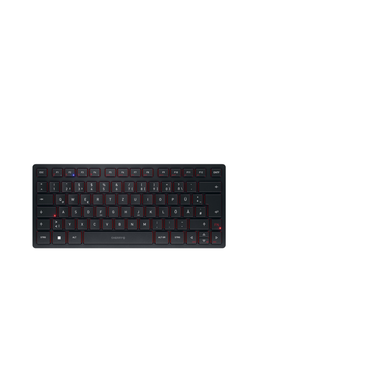 Cherry KW 9200 MINI - Tastatur - kabellos - 2.4
