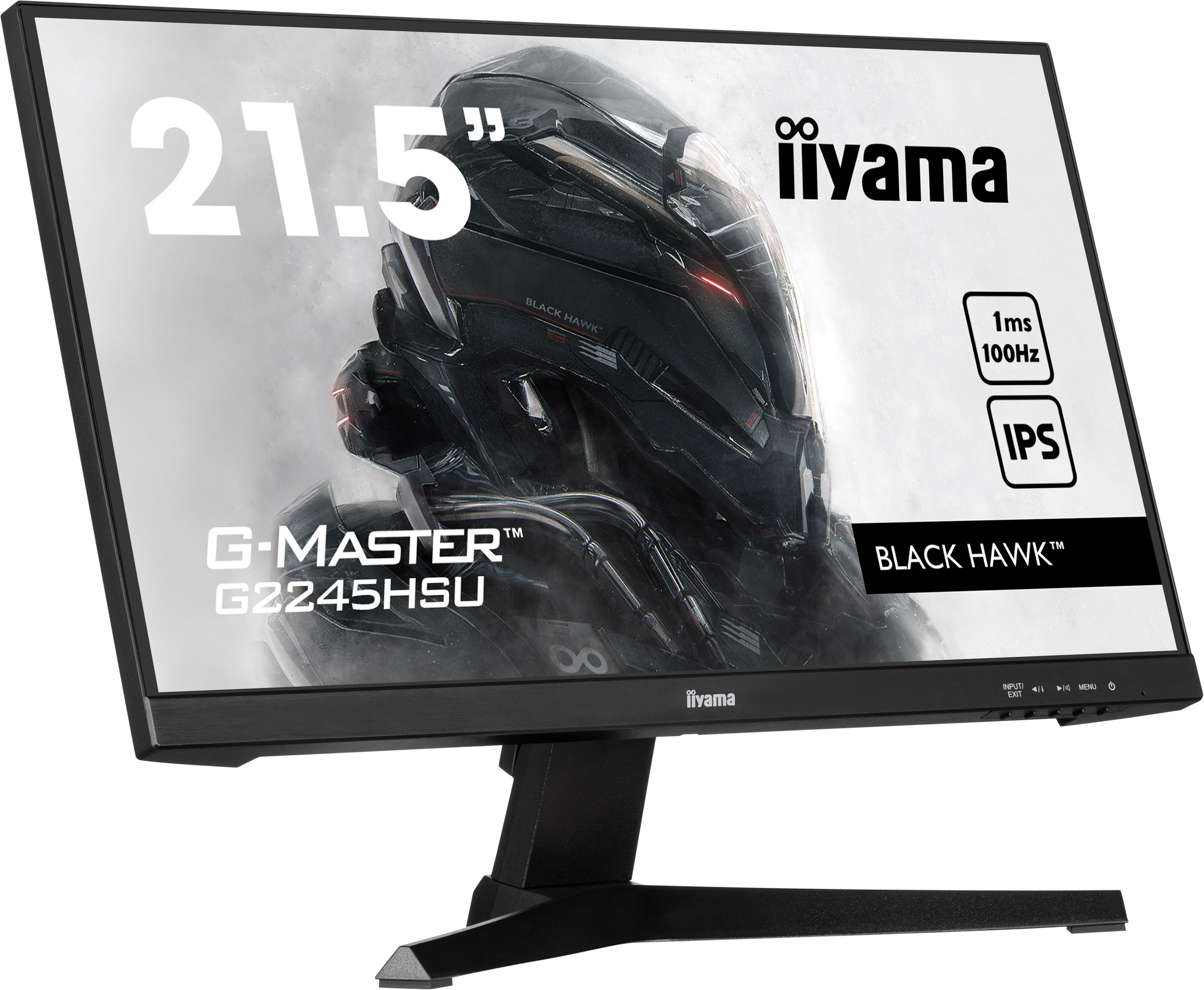 Iiyama G-MASTER Black Hawk G2245HSU-B2 - LED-Monitor - 55.9 cm (22")