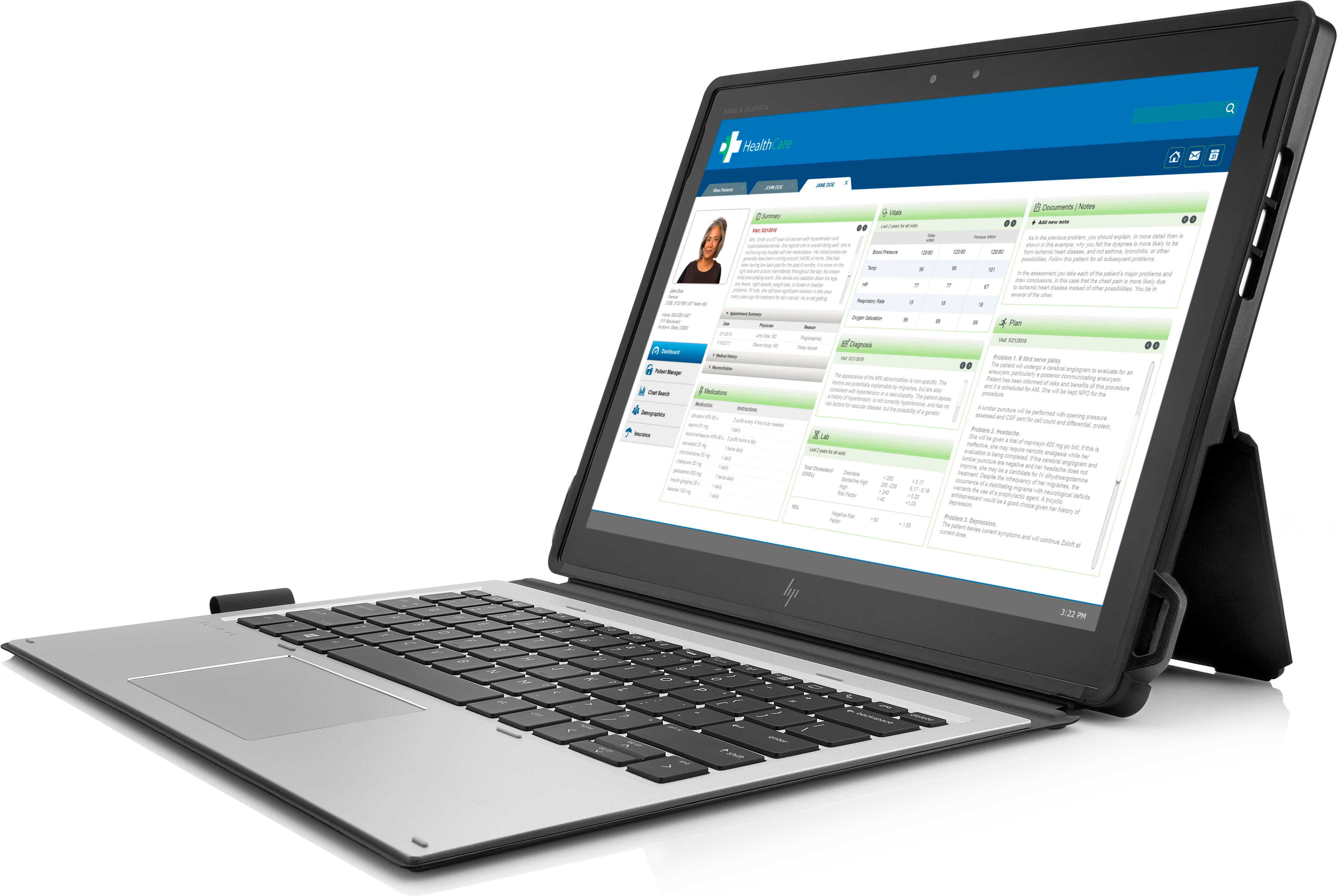 HP Healthcare Case - Tablet-PC-Schutzhülle