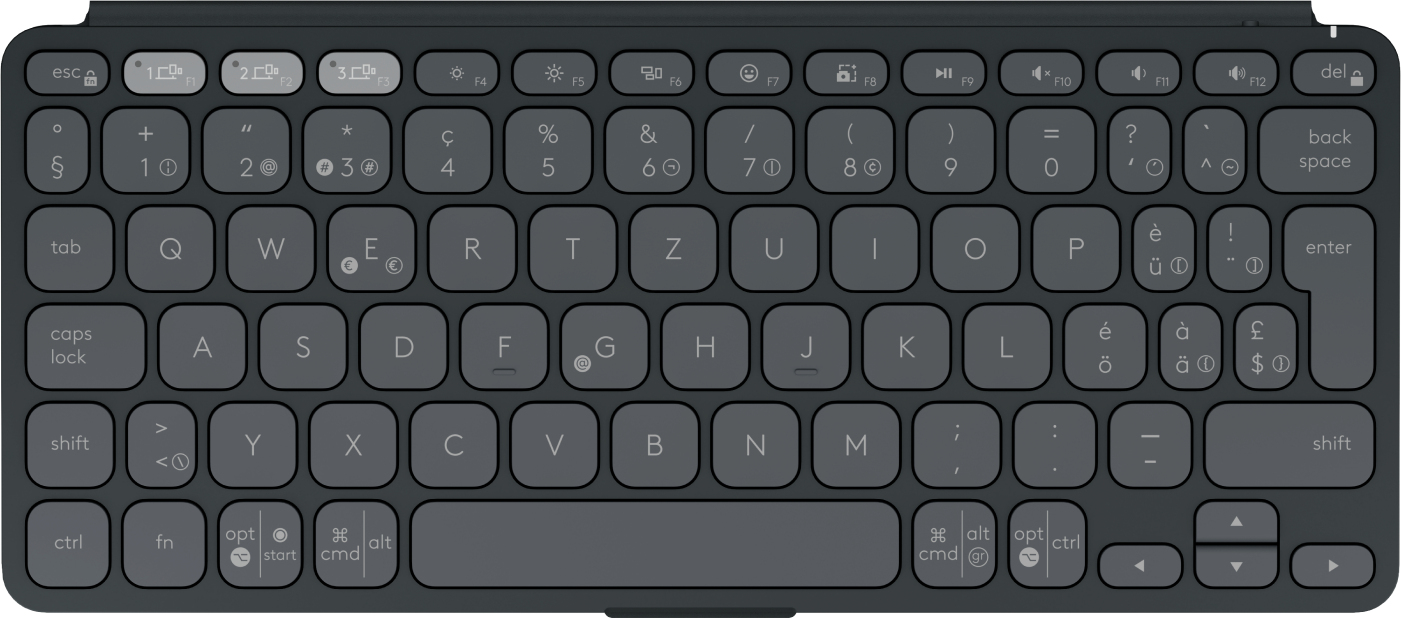 Logitech Keys-To-Go 2 - Tastatur - eingebaute