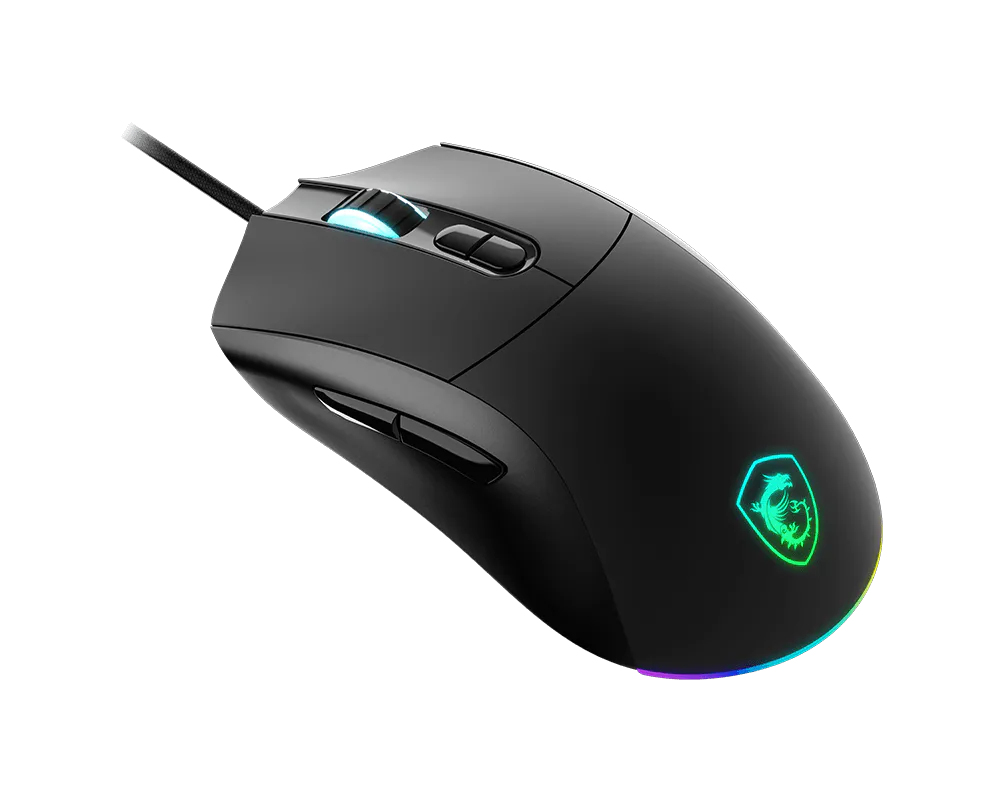 MSI FORGE GM320 - Maus - optisch - 7 Tasten -