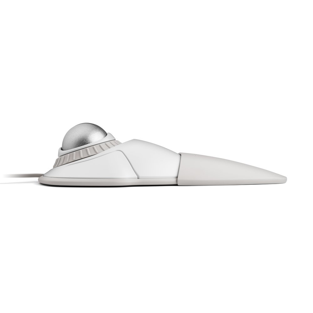 Kensington Orbit® Trackball mit Scroll Ring ? weiß, Beidhändig, Trackball, USB Typ-A, Weiß