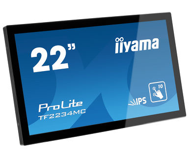 Iiyama ProLite TF2234MC, 54,6 cm (21.5"), 1920 x 1080 Pixel, Full HD, LED, 8 ms, Schwarz