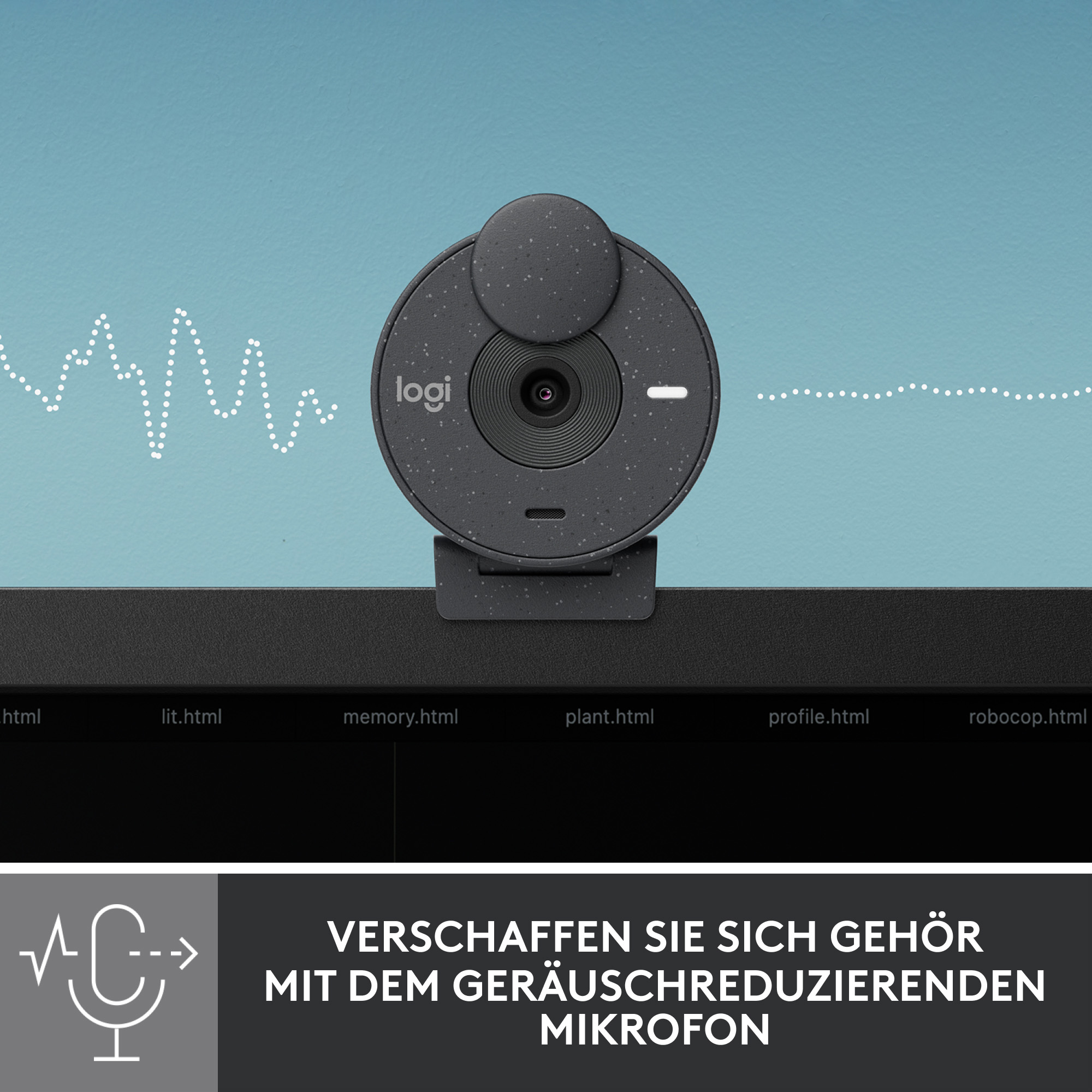 Logitech Brio 300, 2 MP, 1920 x 1080 Pixel, Full HD, 30 fps, 1280x720@30fps, 1920x1080@30fps, 720p,