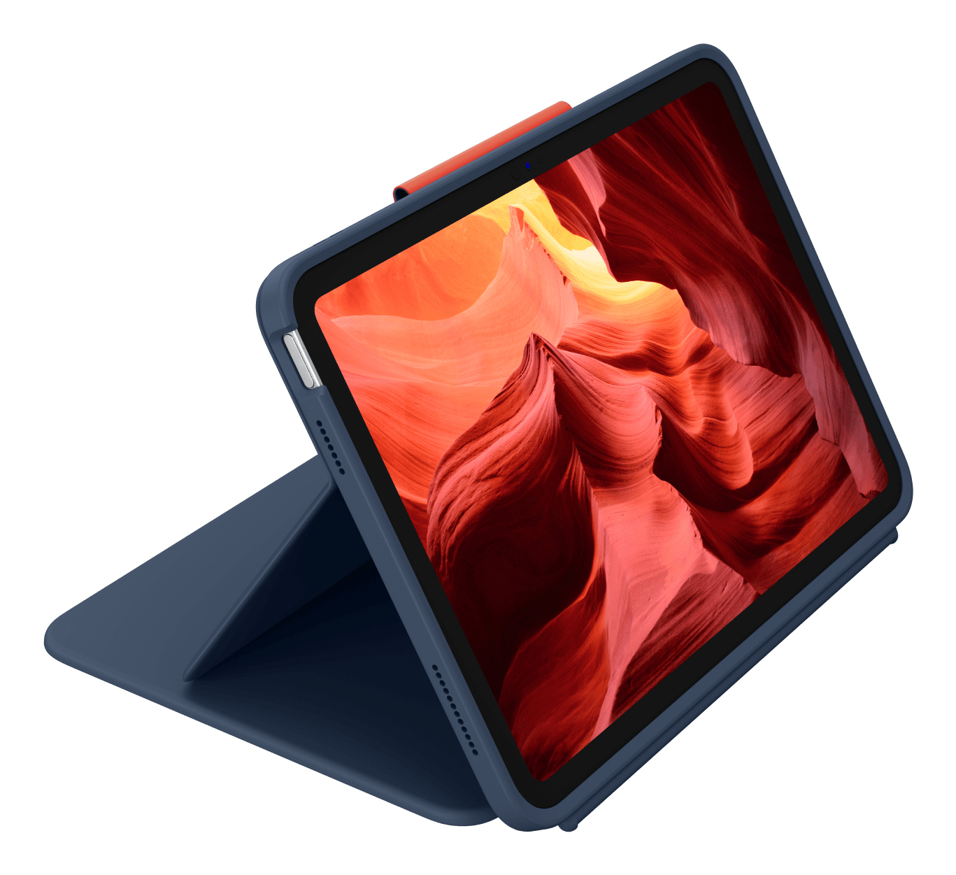 Logitech Rugged Combo 4 Touch - Tastatur und Foliohülle - mit Trackpad - Apple Smart connector - QWE