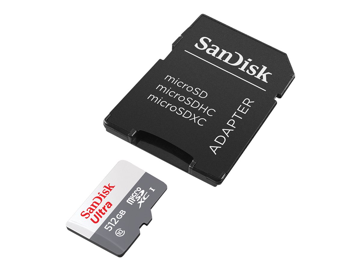 SanDisk Ultra - Flash-Speicherkarte (microSDXC-an-SD-Adapter