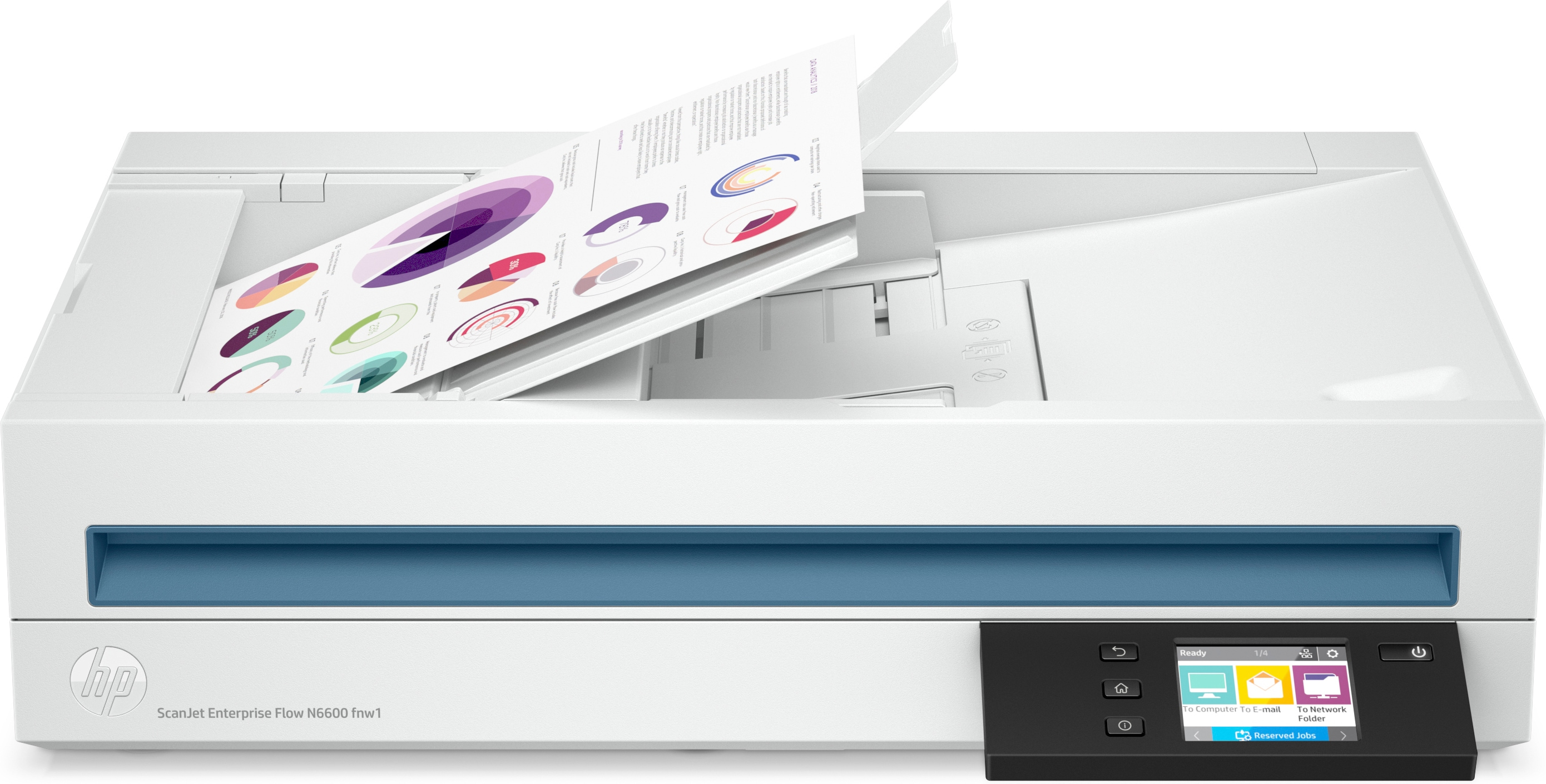 HP ScanJet Enterprise Flow N6600 fnw1 - Dokumentenscanner - Kontaktbildsensor (CIS)