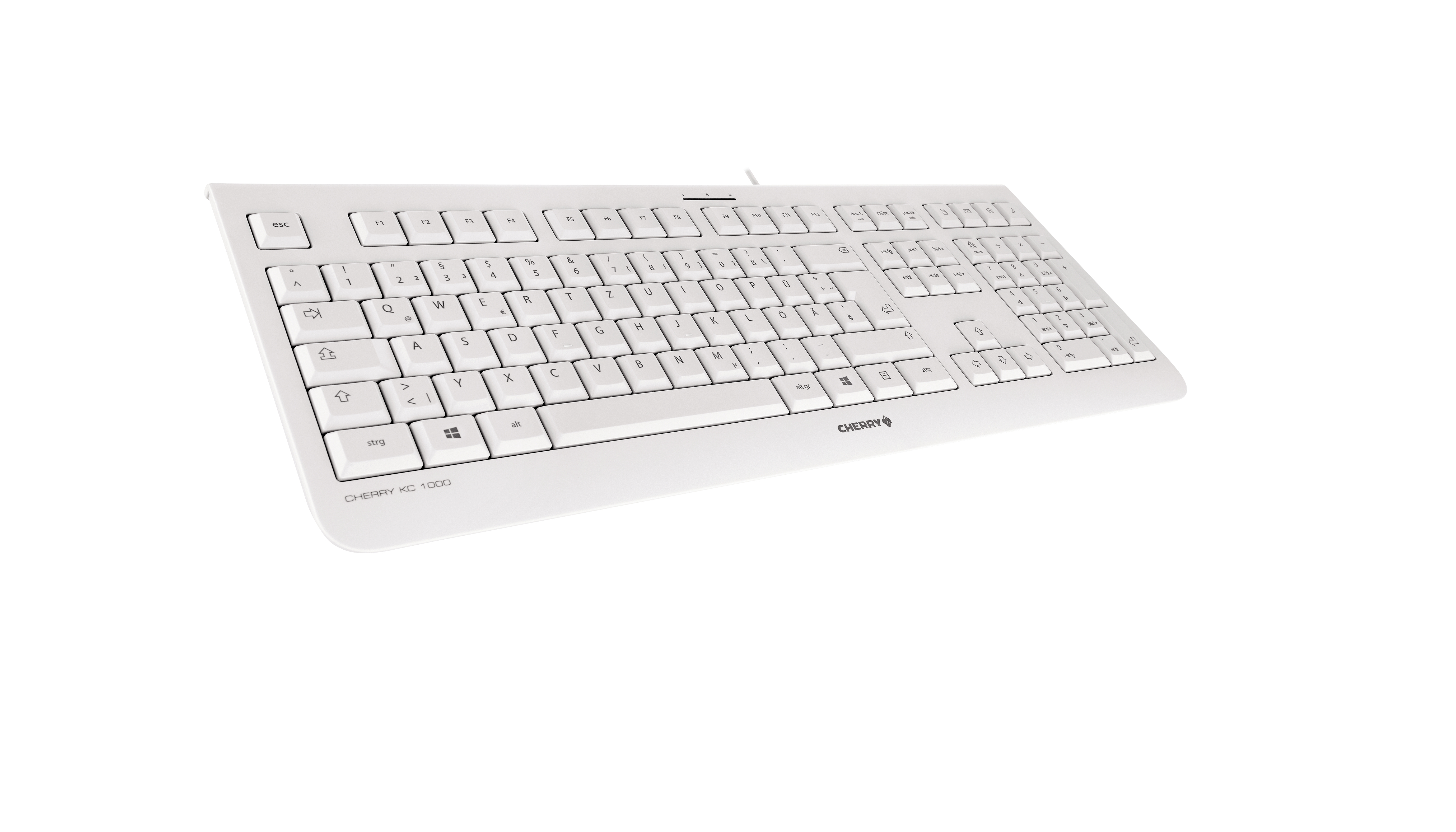 Cherry KC 1000 - Tastatur - Pan Nordisch - Hellgrau