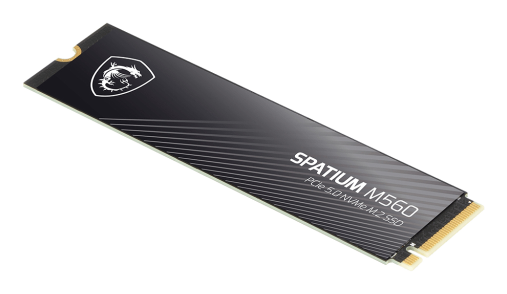 MSI SPATIUM M560 - SSD - 1 TB - intern - M.2 2280 - PCI Express 5.0 x4 (NVMe)