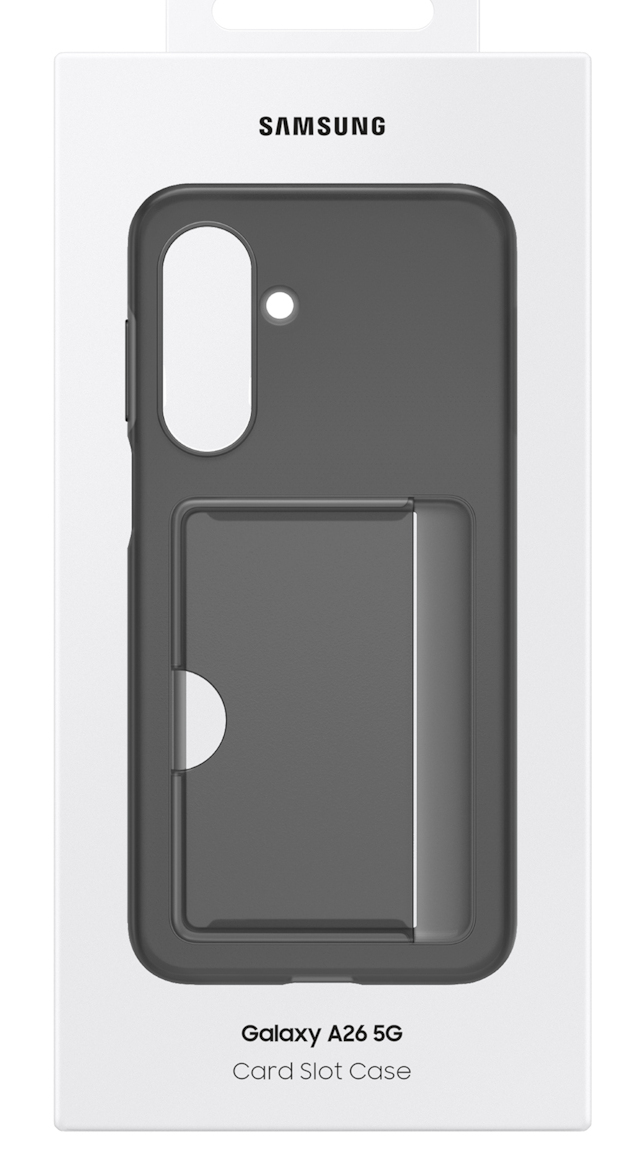 Samsung Card Slot Case für das Galaxy A26 5G, Cover, Samsung, Galaxy A26 5G, 17 cm (6.7"), Schwarz