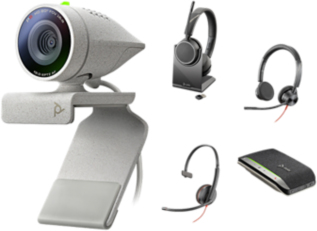 Poly Studio P5 - Full HD - 720p - 1080p - 4x - Sichtschutzblende - 80° - USB 2.0