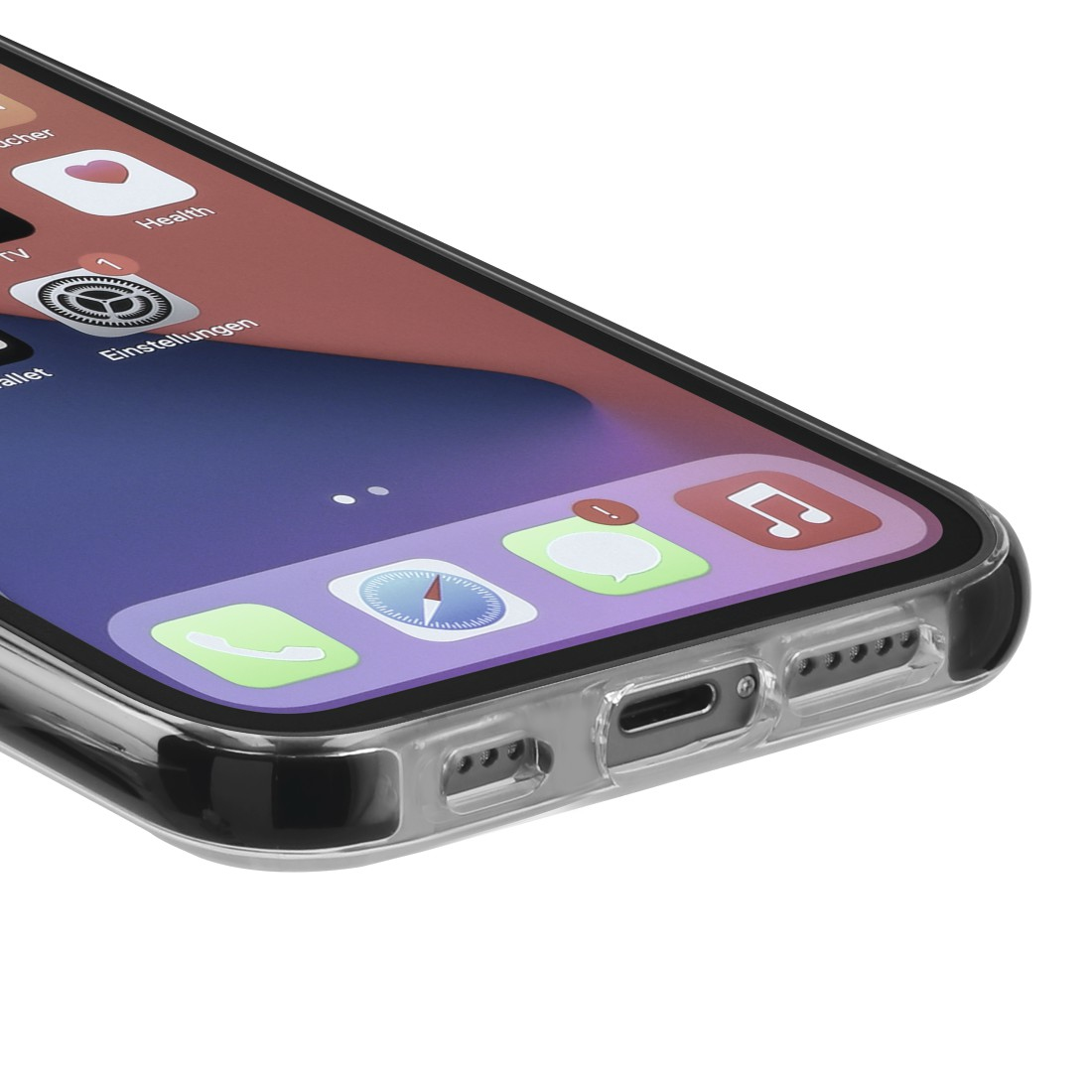 Hama 00196973, Cover, Apple, iPhone 13 Pro, Schwarz, Transparent