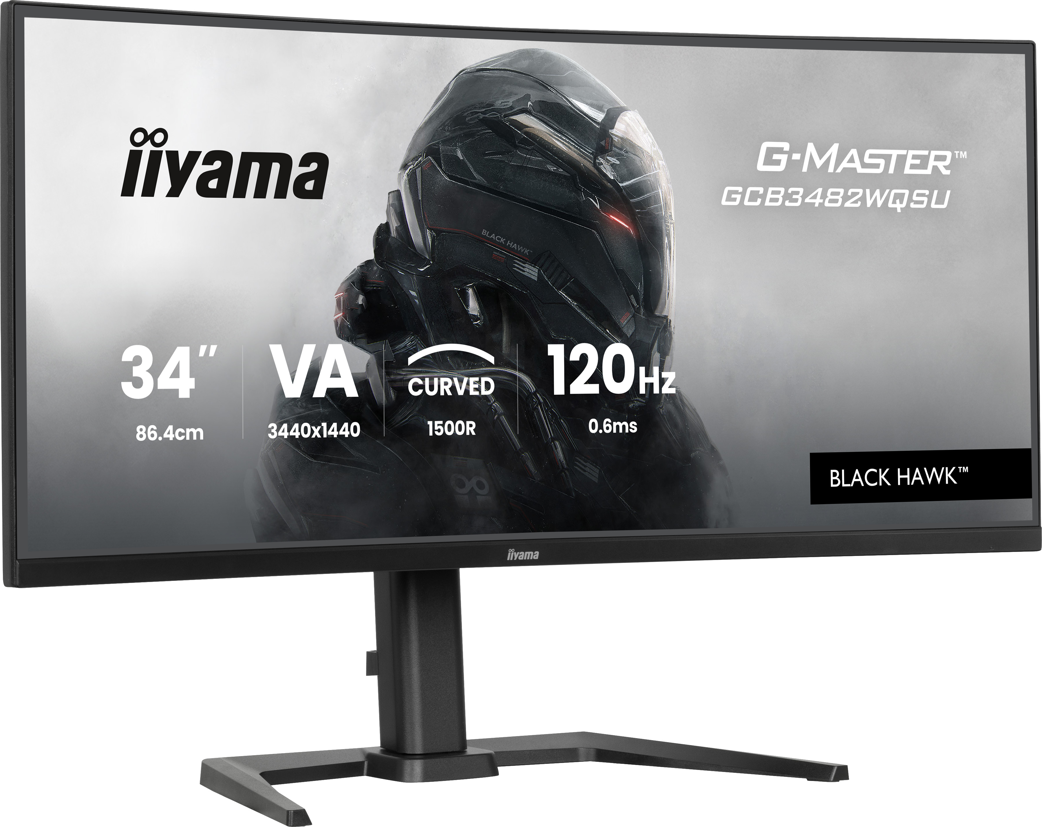 Iiyama GCB3482WQSU-B1 - LED-Monitor - Gaming - gebogen - 86 cm (34")