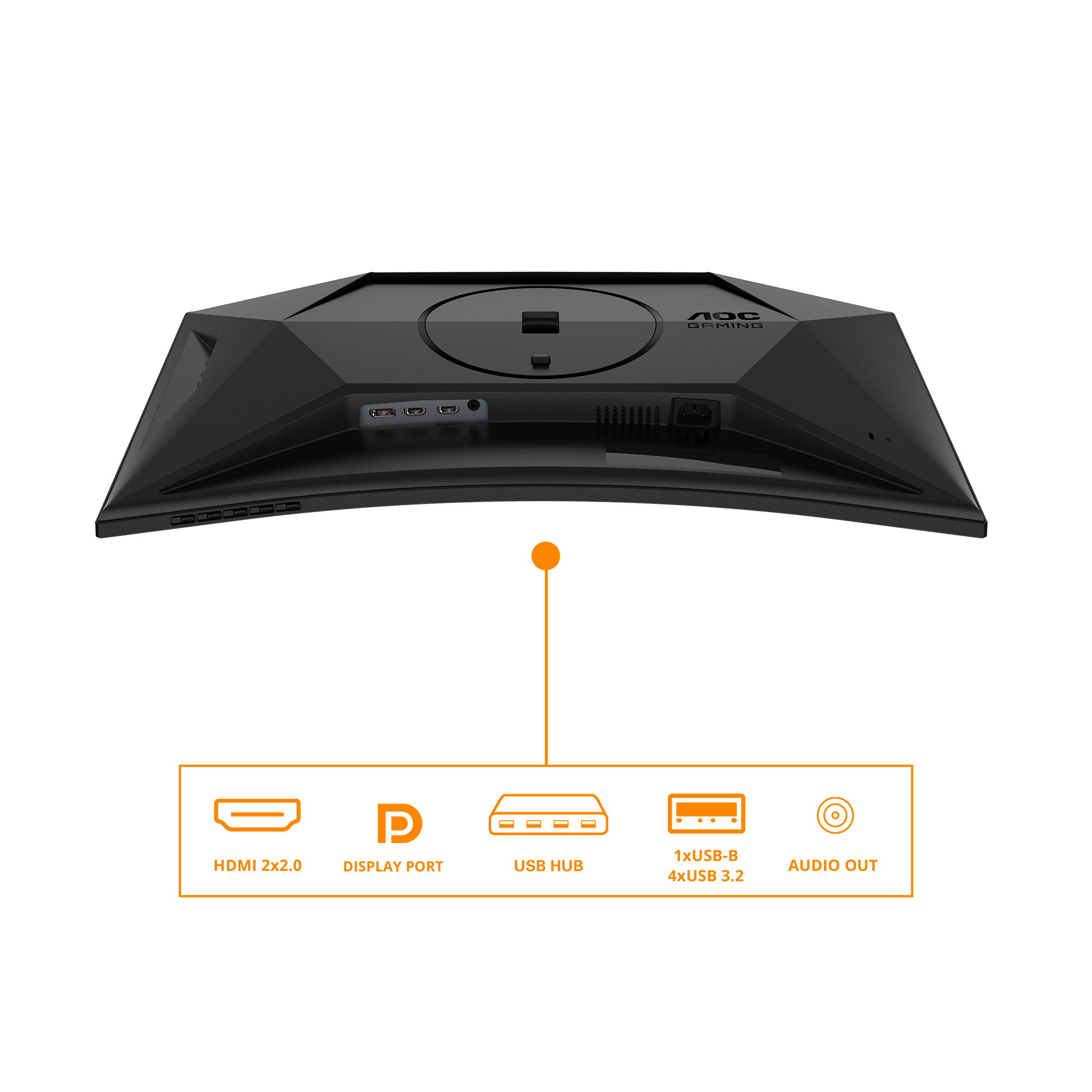 AOC C27G4ZXU Curved-Monitor 68.5cm (27") Full HD, VA, 1ms, HDMI, Displayport, USB