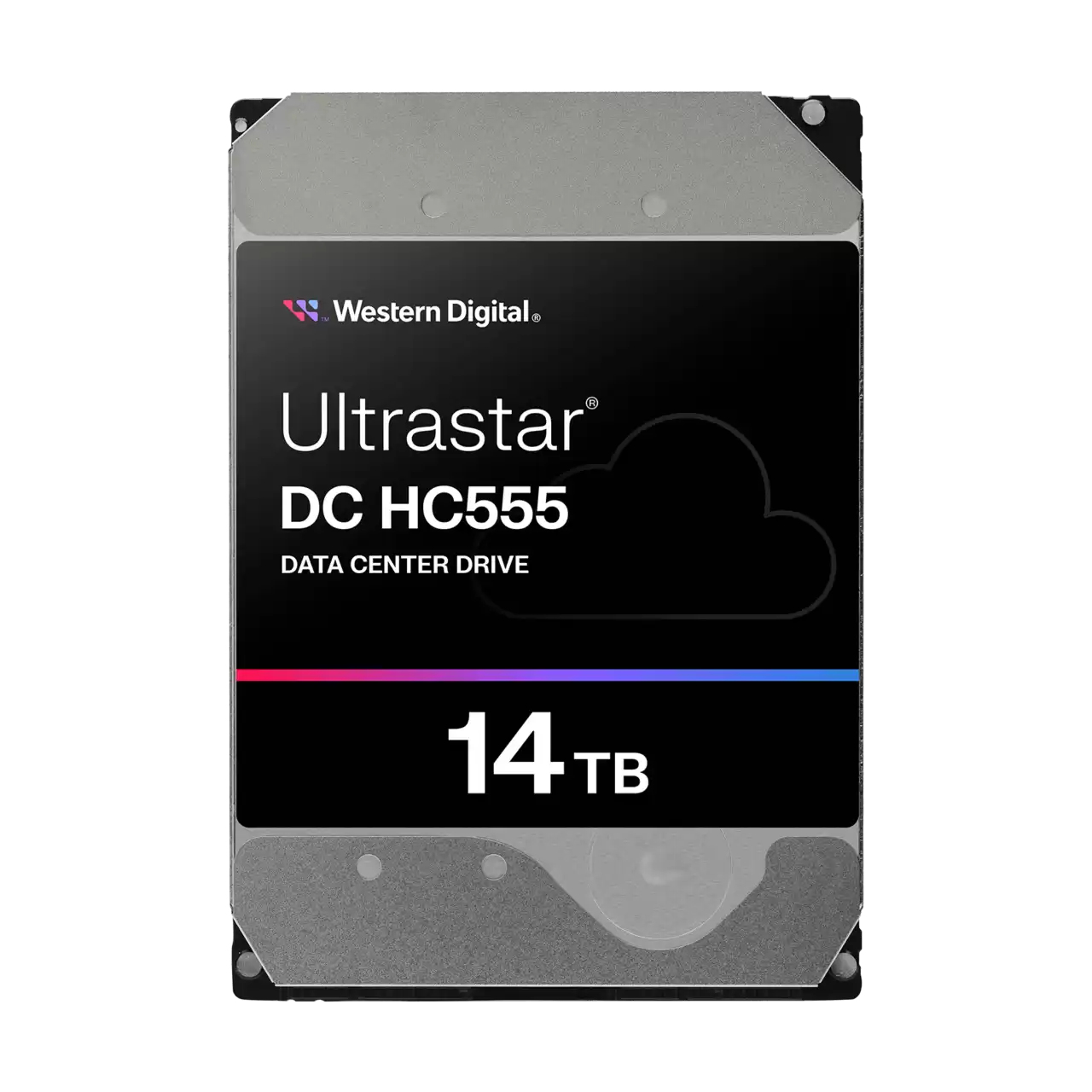 WD Ultrastar DC HC555 - Festplatte - Rechenzentrum - verschlüsselt - 14 TB - intern - 3.5" (8.9 cm)