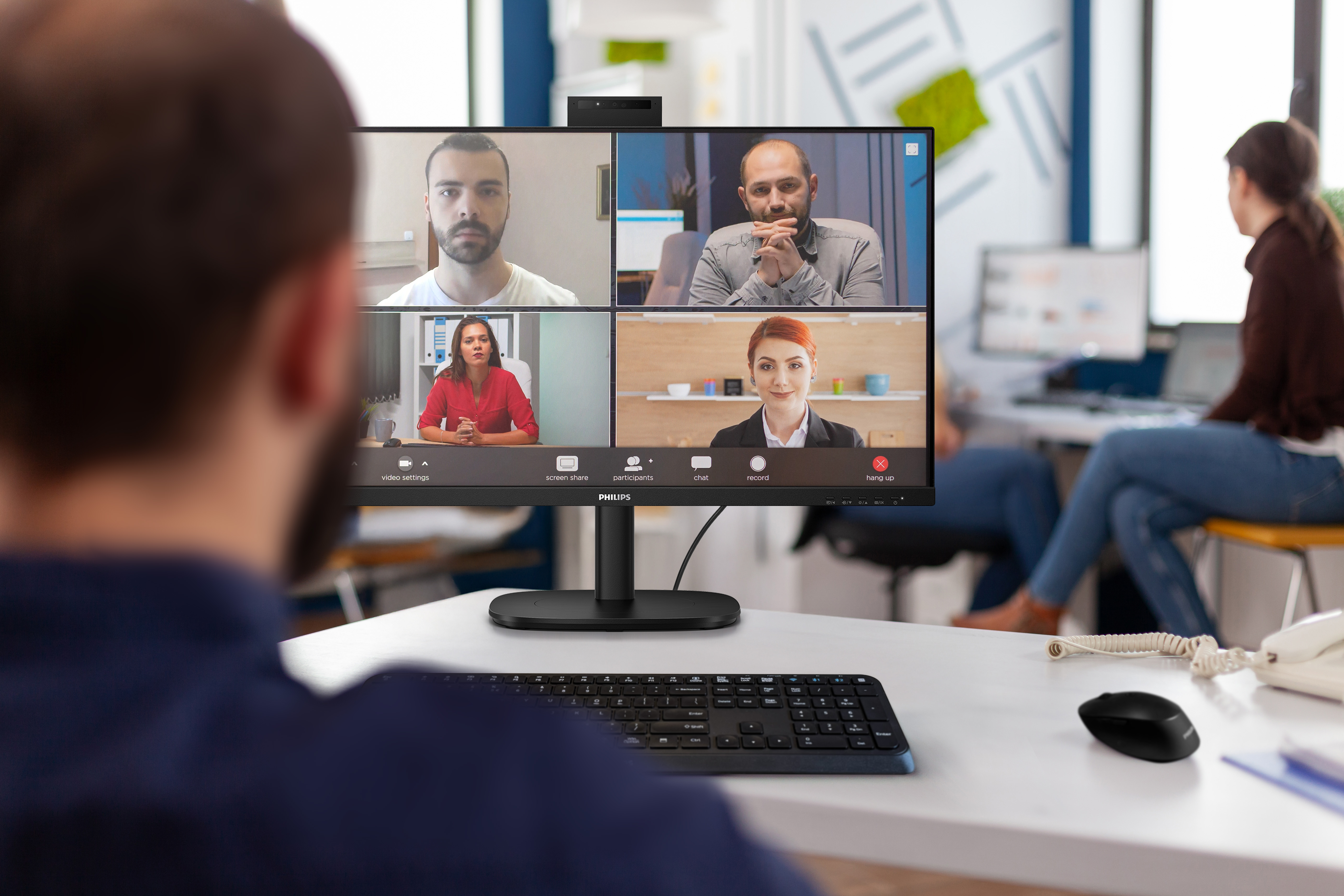 Philips 3000 Series 32B2U3601H Monitor 80cm (31.5") WQHD, IPS, 4ms, HDMI, Displayport, USB