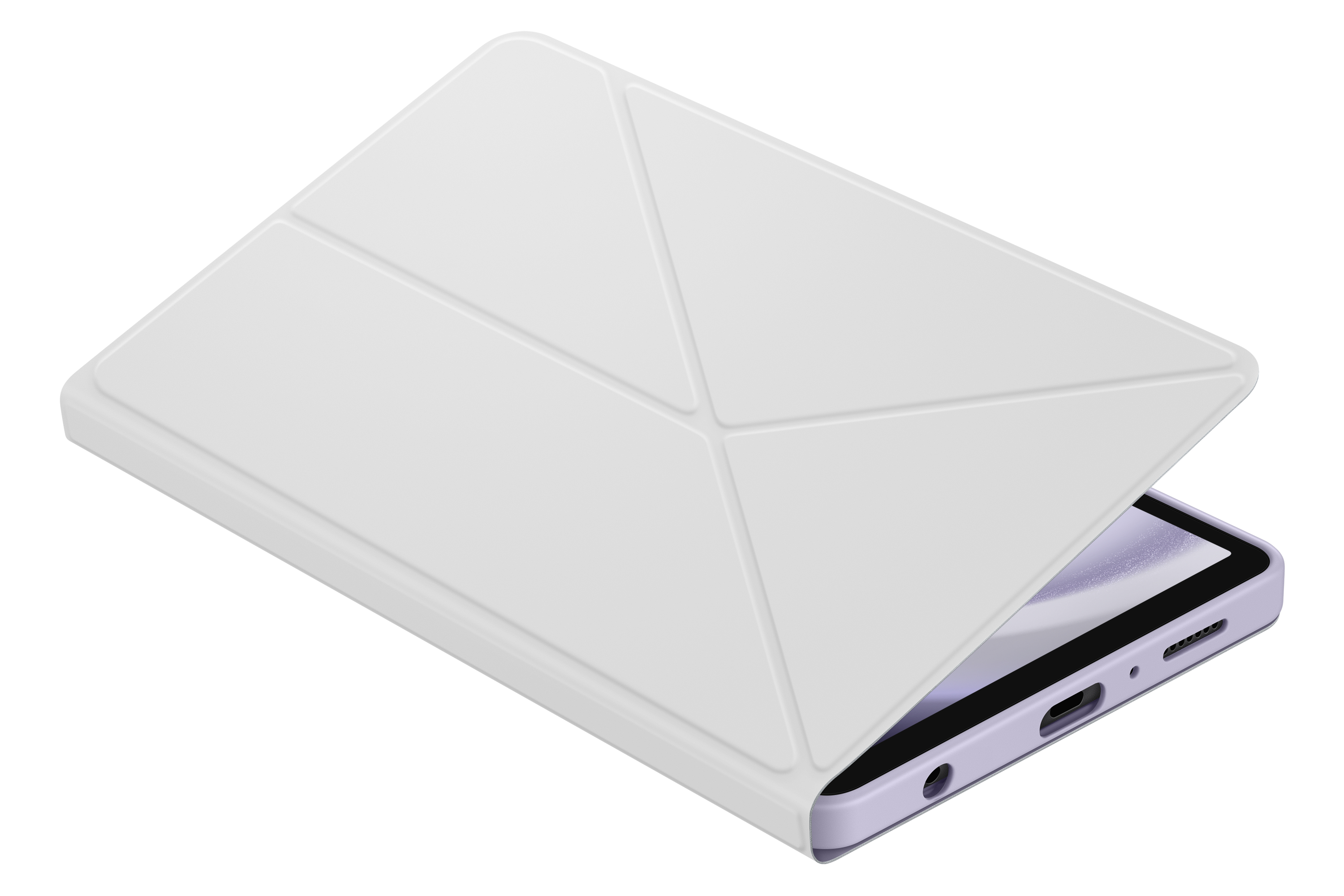 Samsung EF-BX110 - Flip-Hülle für Tablet - weiß