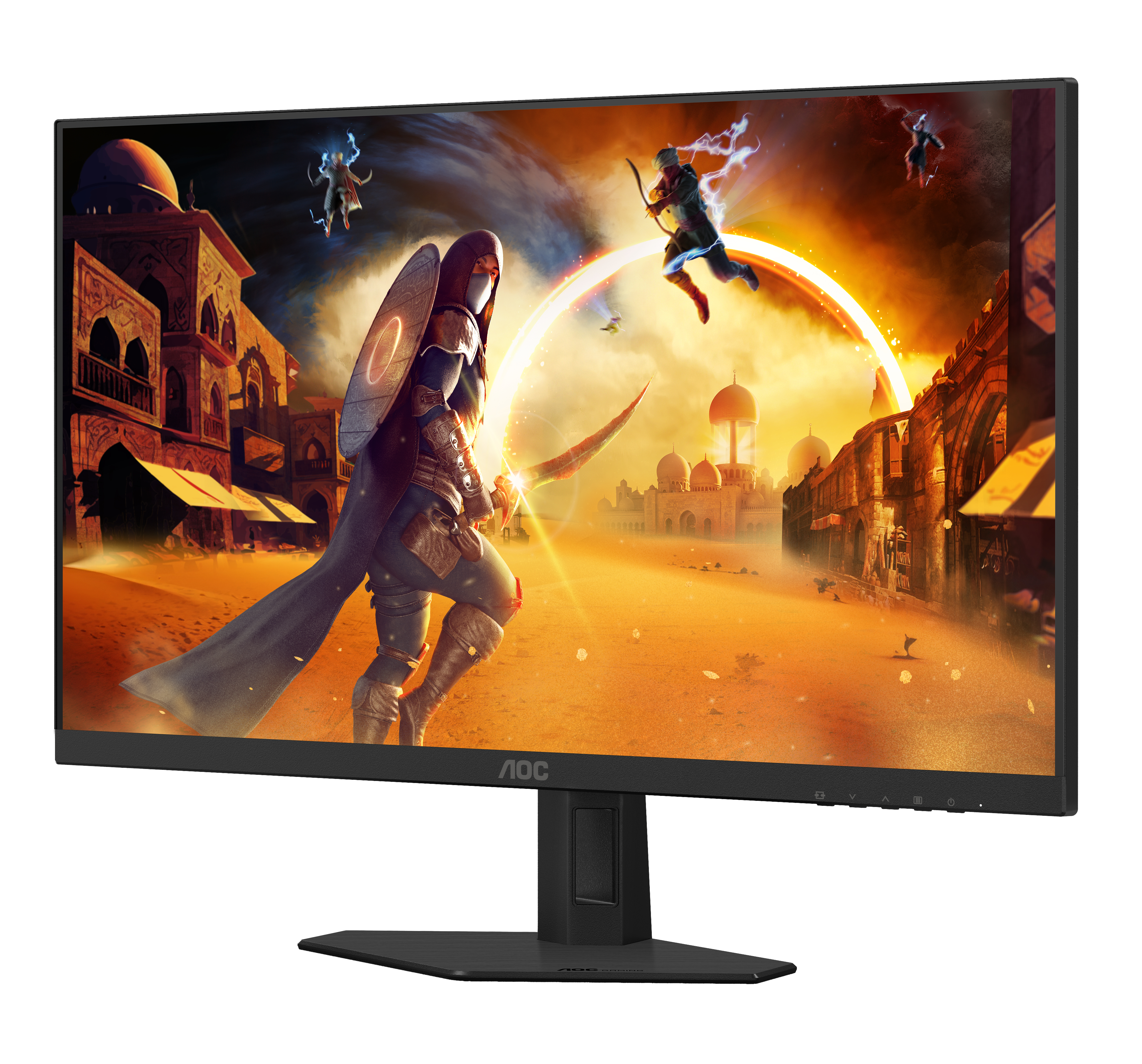 AOC G4 24G4ZRE, 60,5 cm (23.8"), 1920 x 1080 Pixel, Full HD, LED, 1 ms, Schwarz, Rot