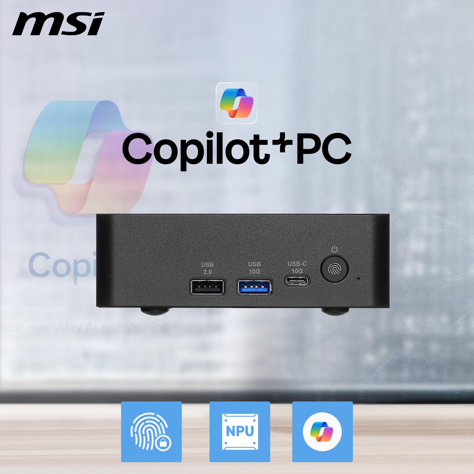 MSI Cubi NUC AI+ 3MG-008DE, Core Ultra 5 322, 16GB, 512GB, Wi-Fi 7, Win11 Pro