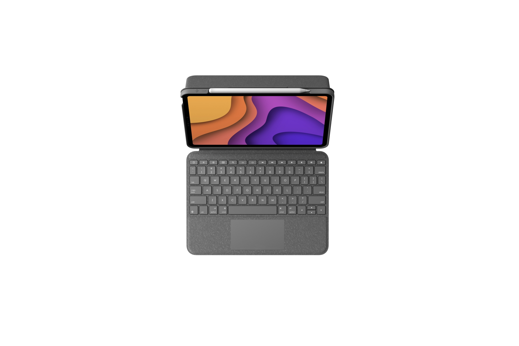 Logitech Folio Touch - Tastatur und Foliohülle - mit Trackpad - hinterleuchtet - Apple Smart connect