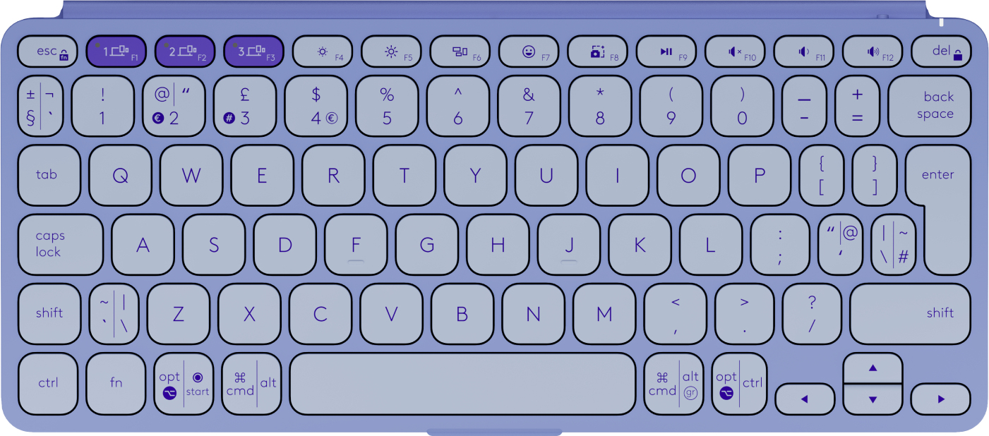 Logitech Keys-To-Go 2 - Tastatur - eingebaute