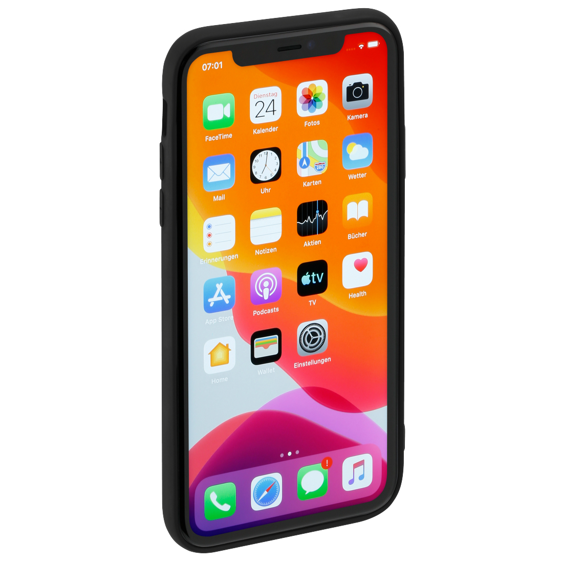 Hama "Finest Feel", Cover, Apple, Apple iPhone 11, 15,5 cm (6.1"), Schwarz