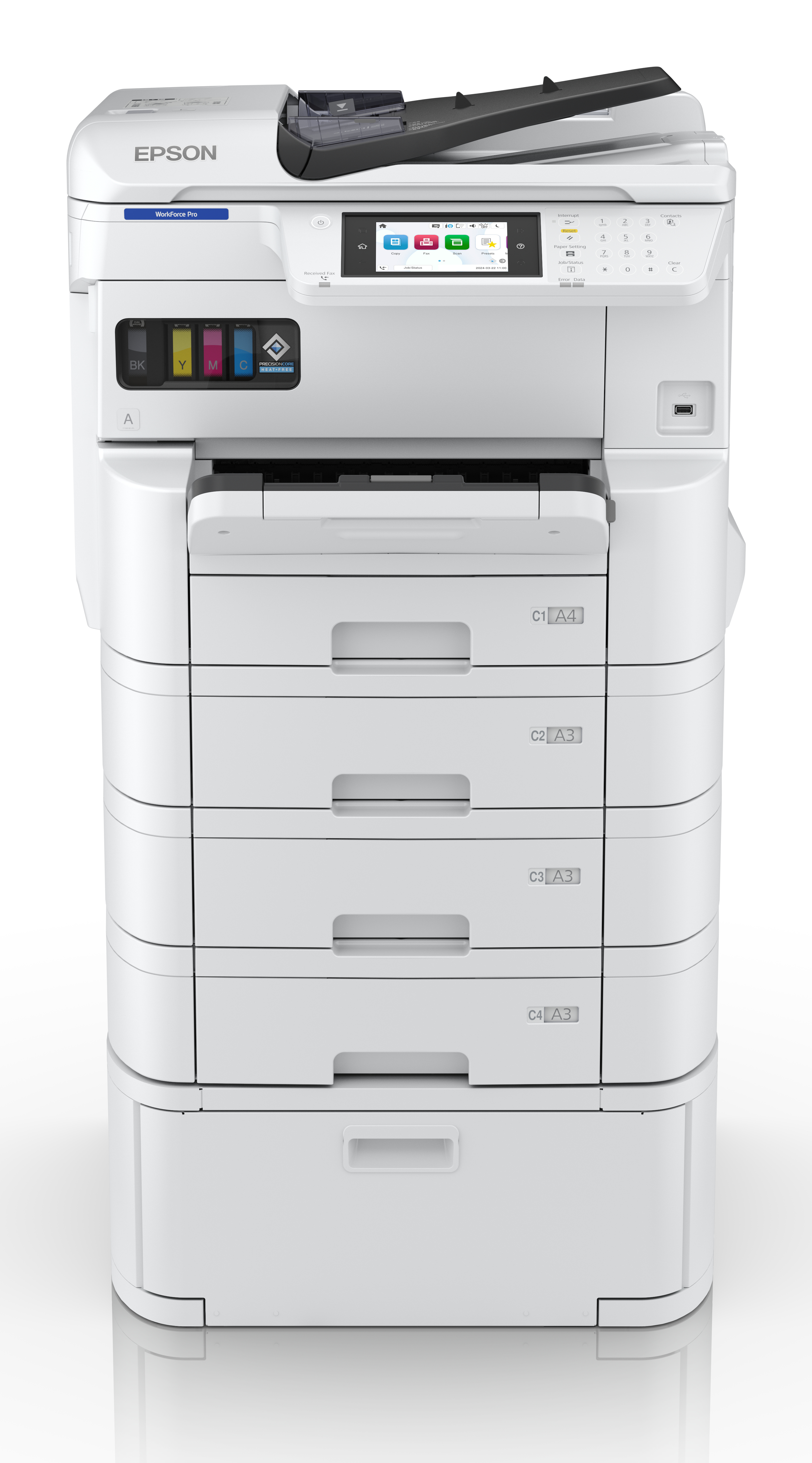 Epson WorkForce Pro EM-C7100DWF - Multifunktionsdrucker - Farbe - Tintenstrahl - A3 (297 x 420 mm)