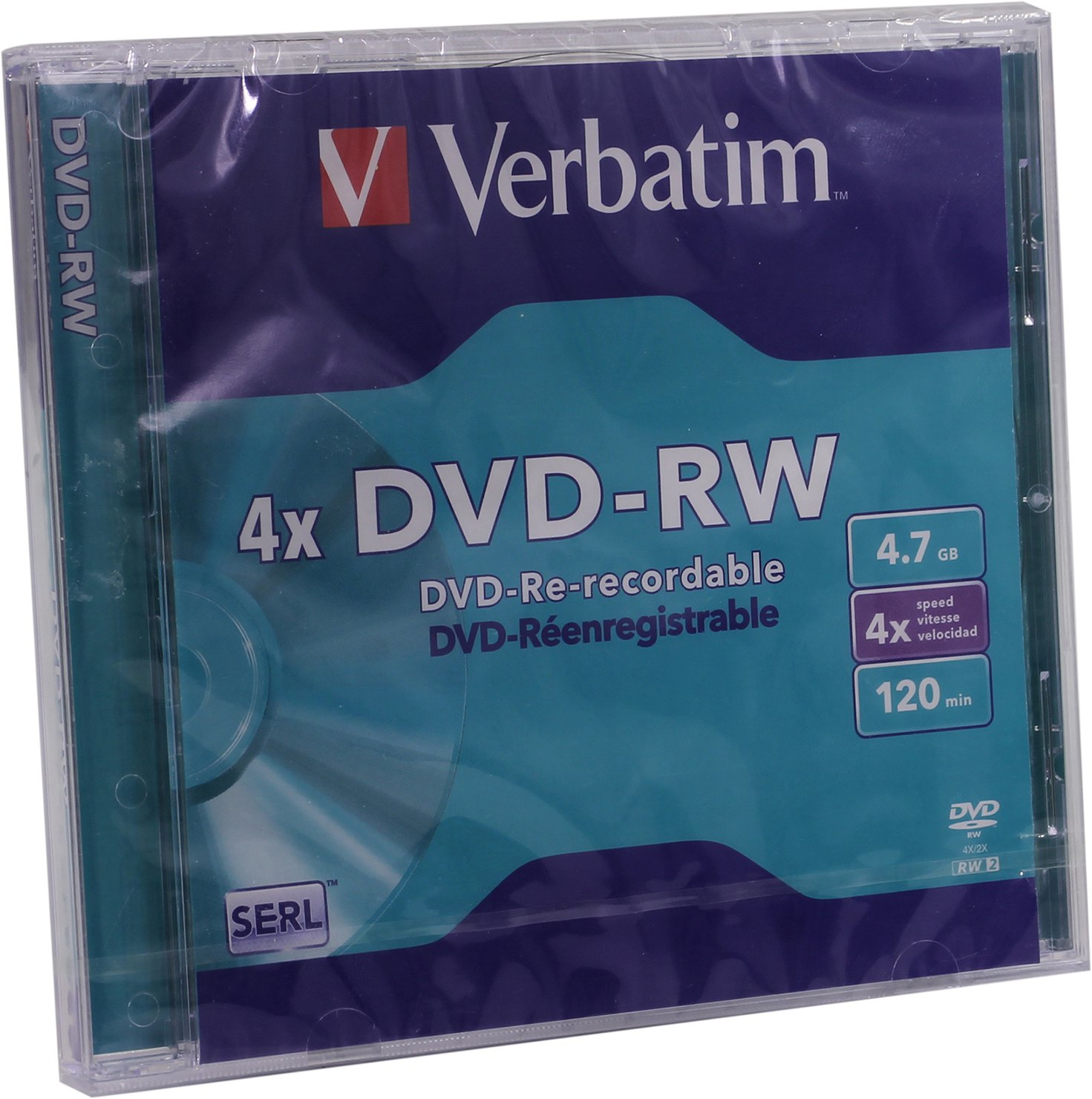 Verbatim DataLifePlus - 5 x DVD-RW - 4.7 GB 4x - Jewel Case (Schachtel)