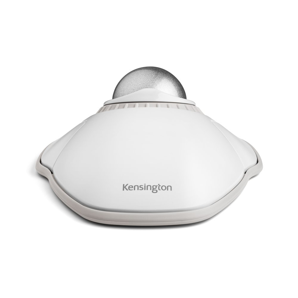 Kensington Orbit® Trackball mit Scroll Ring ? weiß, Beidhändig, Trackball, USB Typ-A, Weiß