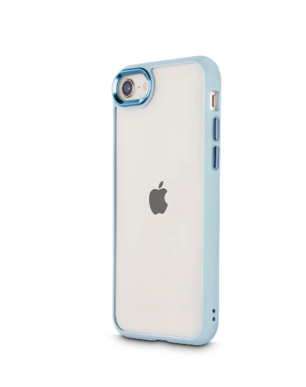 Hama 00138191, Cover, Apple, iPhone 7/8/SE 2020/SE 2022, 11,9 cm (4.7"), Hellblau, Transparent