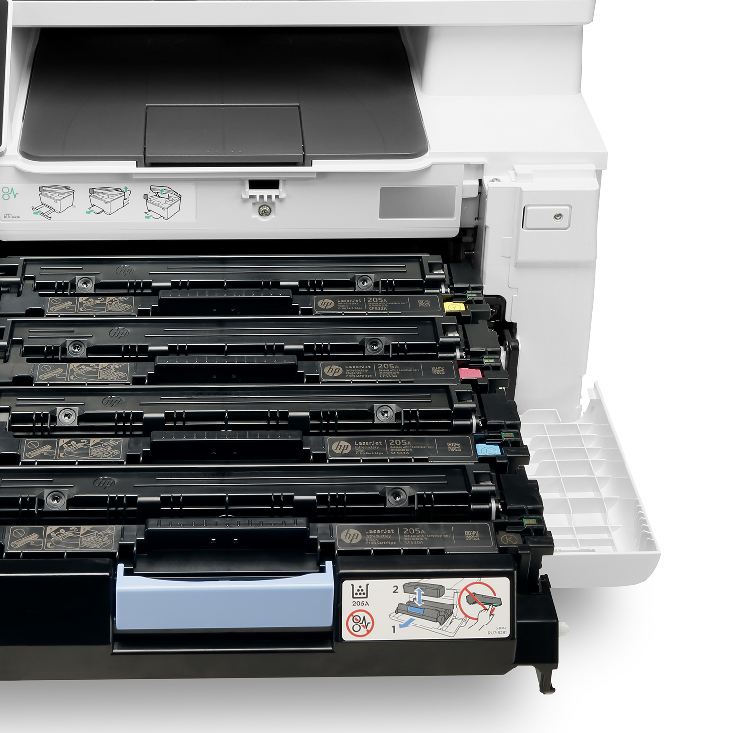 HP Color LaserJet Pro MFP M181fw, Laser, Farbdruck, 600 x 600 DPI, Farbkopieren, A4, Weiß
