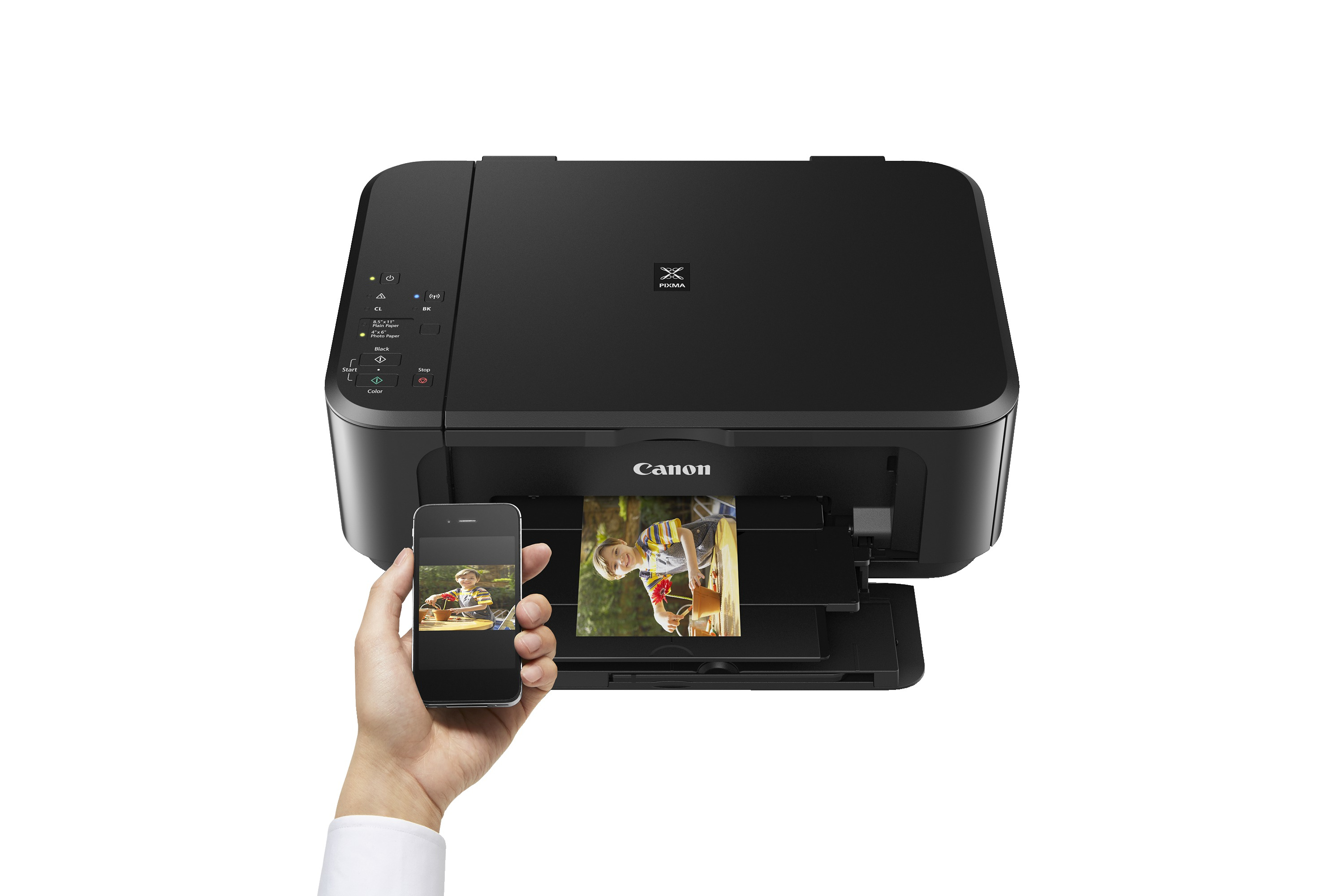 Canon PIXMA MG3650, Tintenstrahl, Farbdruck, 4800 x 1200 DPI, Farbkopieren, A4, Schwarz