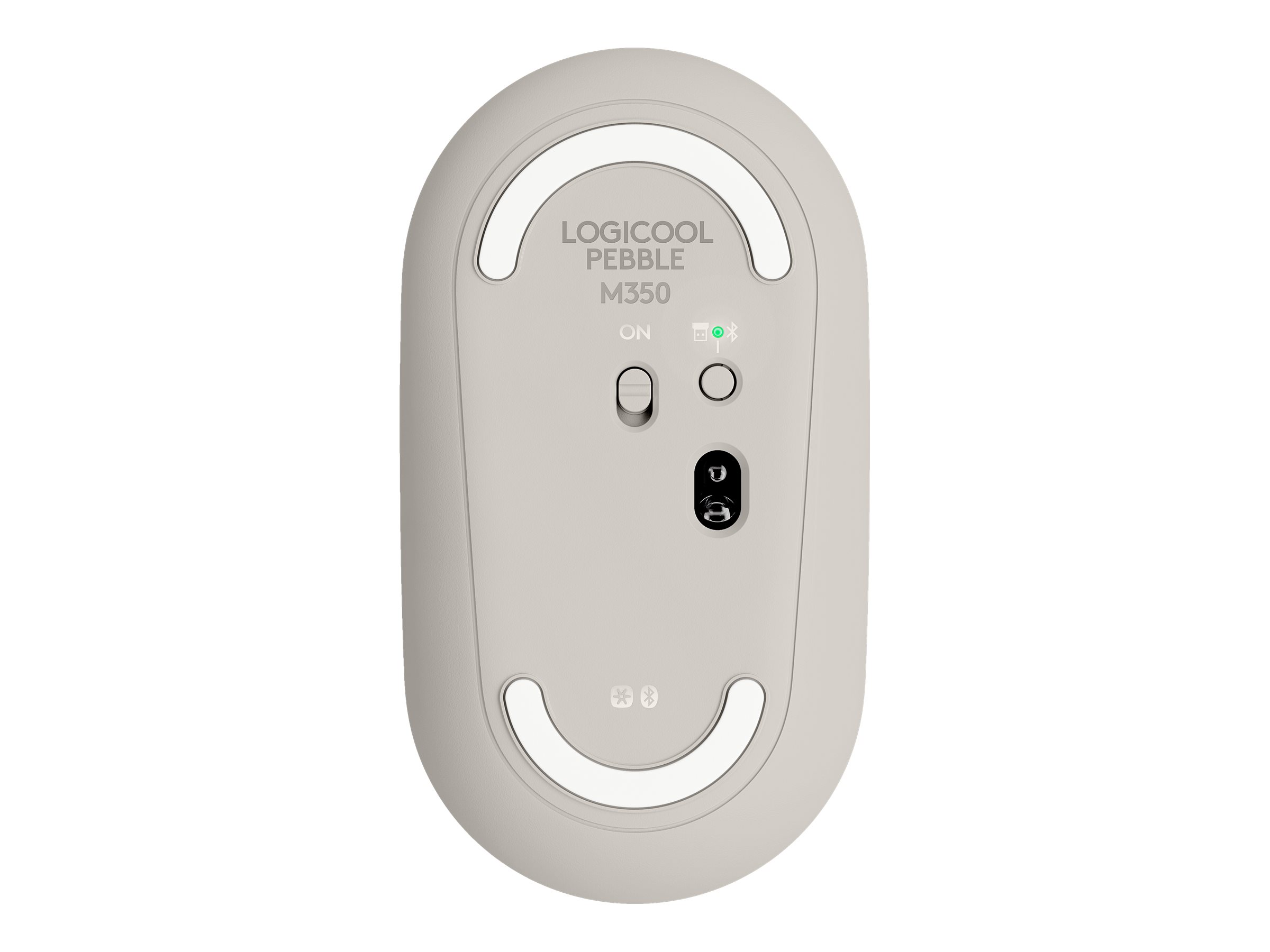 Logitech Pebble M350 - Maus - optisch - 3 Tasten - kabellos - Bluetooth - kabelloser Empfänger (USB)