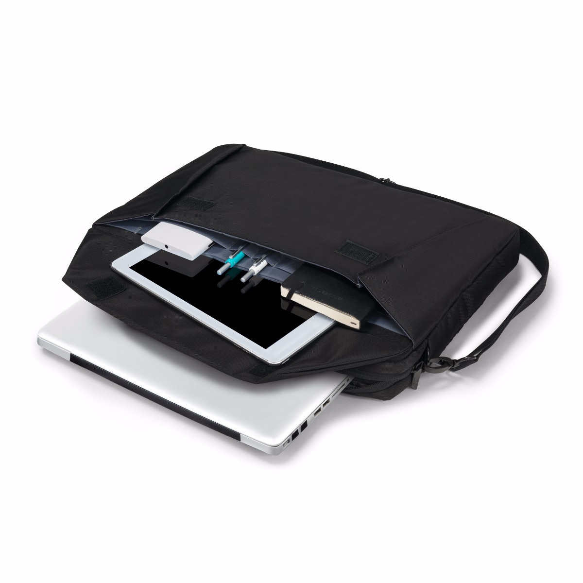 Dicota Slim Case EDGE 14-15.6 black, Messengerhülle, 39,6 cm (15.6"), Schultergurt, 470 g