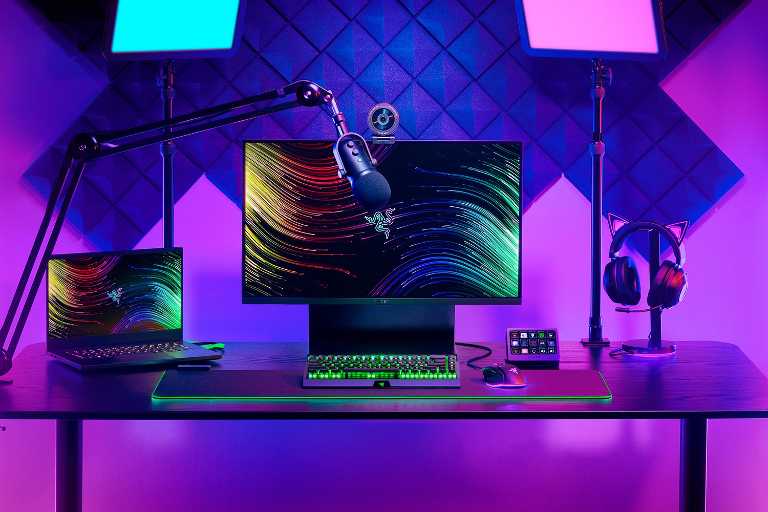 Razer Stream Controller X, Schwarz, 15 Tasten, Windows 10, Windows 11, Mac OS X 10.14 Mojave, Mac OS
