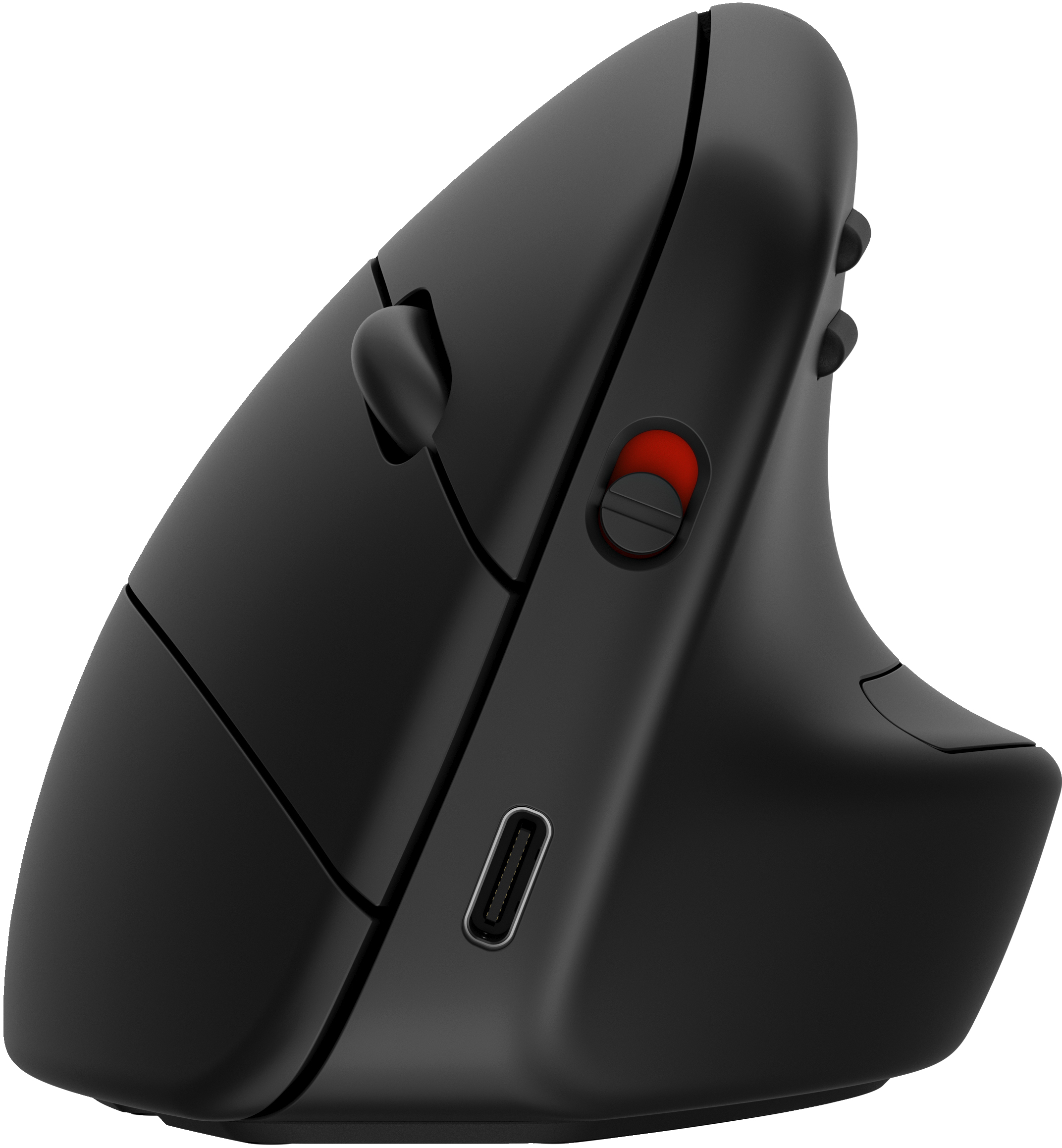 HP 925 - Vertikale Maus - ergonomisch - 6 Tasten - kabellos - Bluetooth 5.3, 2.4 GHz - kabelloser Em