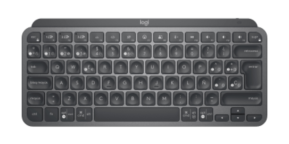 Logitech MX Keys Mini Combo for Business, Kabellos, RF Wireless + Bluetooth, QWERTY, Graphit, Maus e