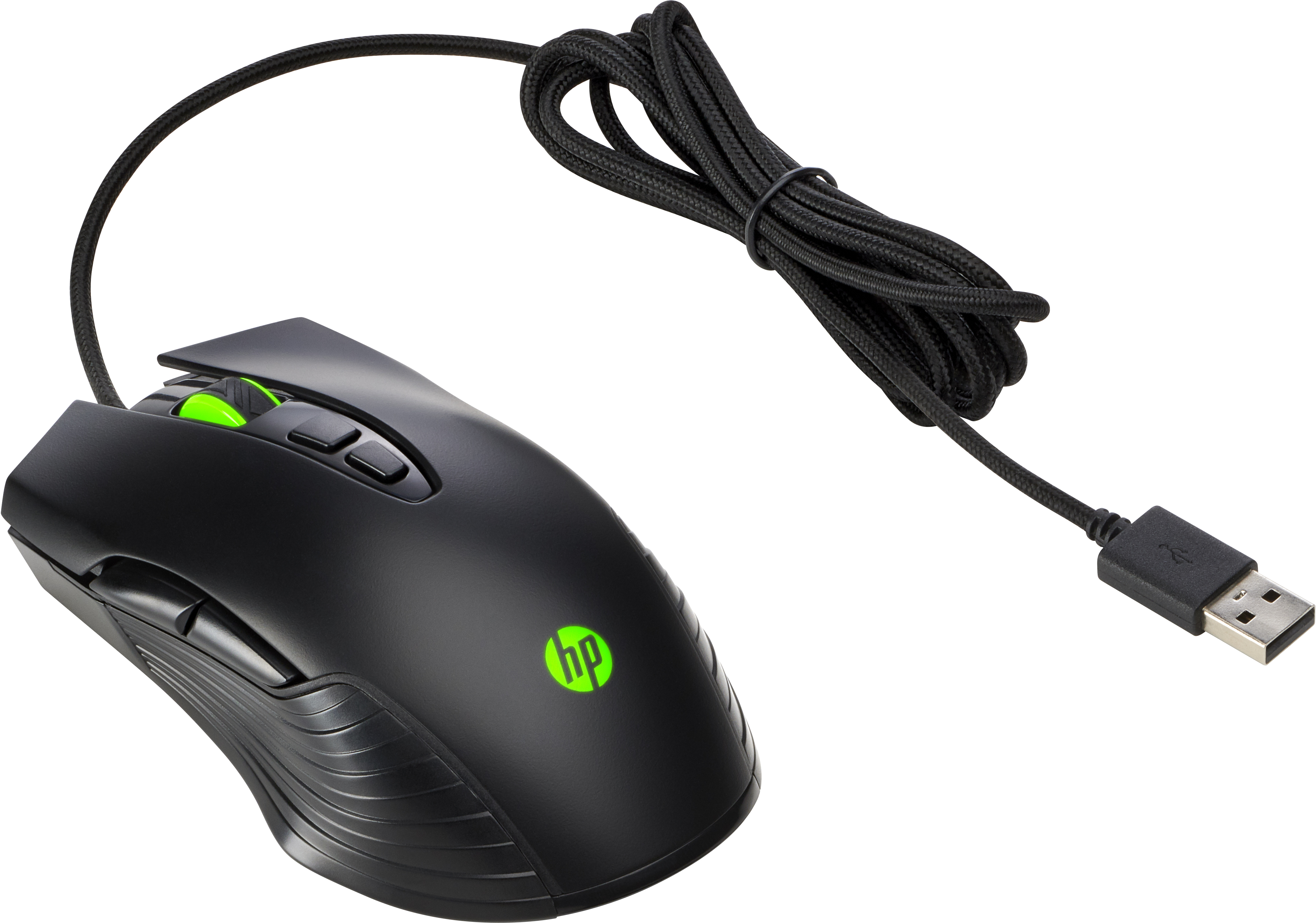 HP X220 Gaming-Maus mit Beleuchtung schwarz - Maus - 3.600 dpi