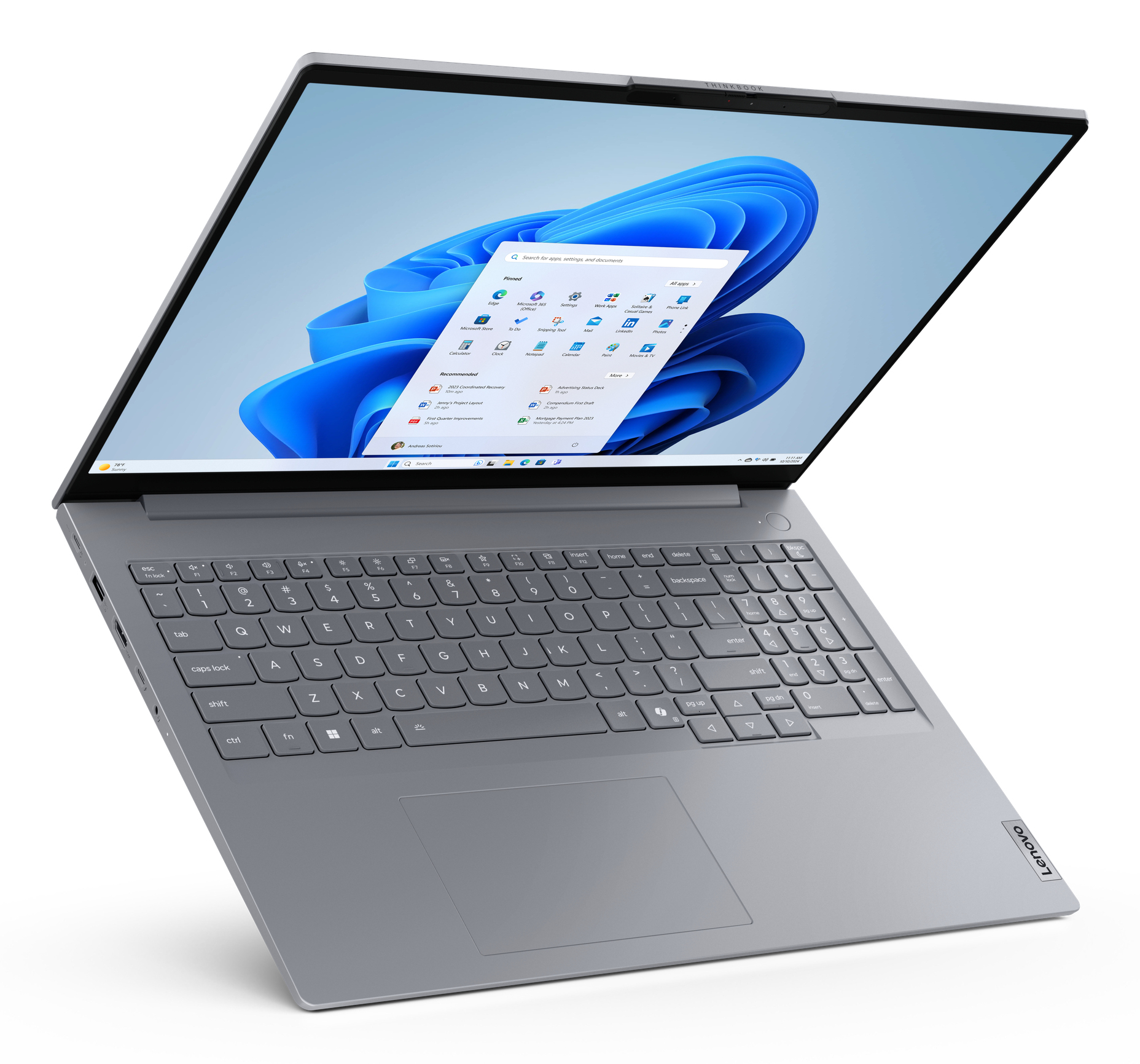 Lenovo ThinkBook 16 G8 IAL - 16" WUXGA, Core Ultra 5 225U, 32GB, 1TB SSD, Win11 Pro