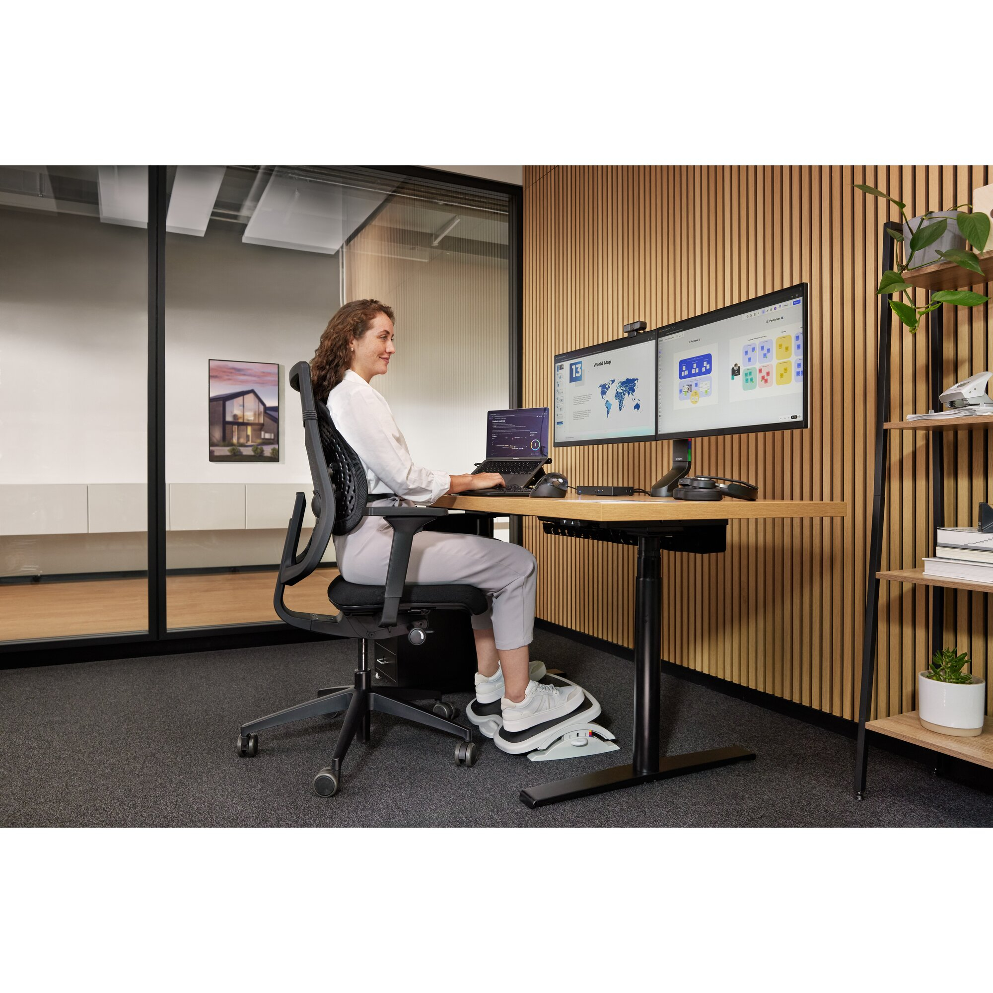 Kensington Pro Fit Ergo Vertical Wireless Mouse - Vertikale Maus - ergonomisch - Für Rechtshänder -