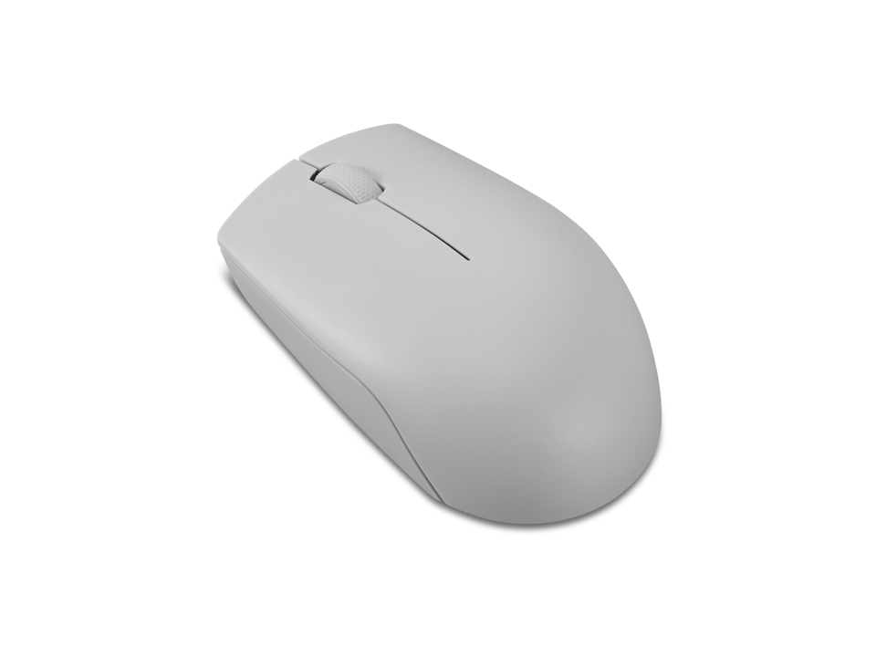 Lenovo 300 Wireless Compact - Maus - mit Batterie - optisch - 3 Tasten - kabellos - 2.4 GHz - kabell